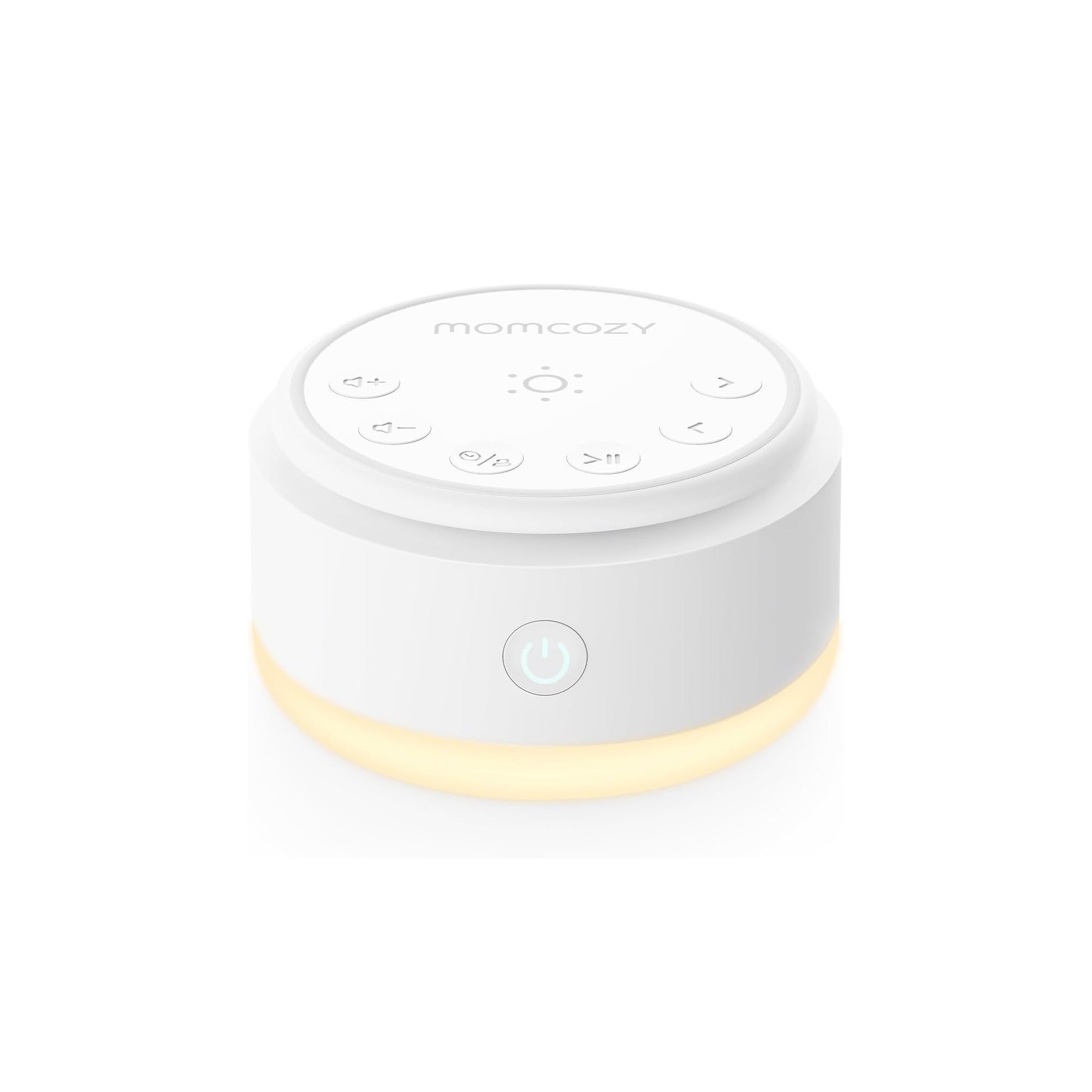 Momcozy Baby Sound Machine – Portable White Noise Machine with 20 Soothing Sounds & Touch Warm Light for Babies & Kids