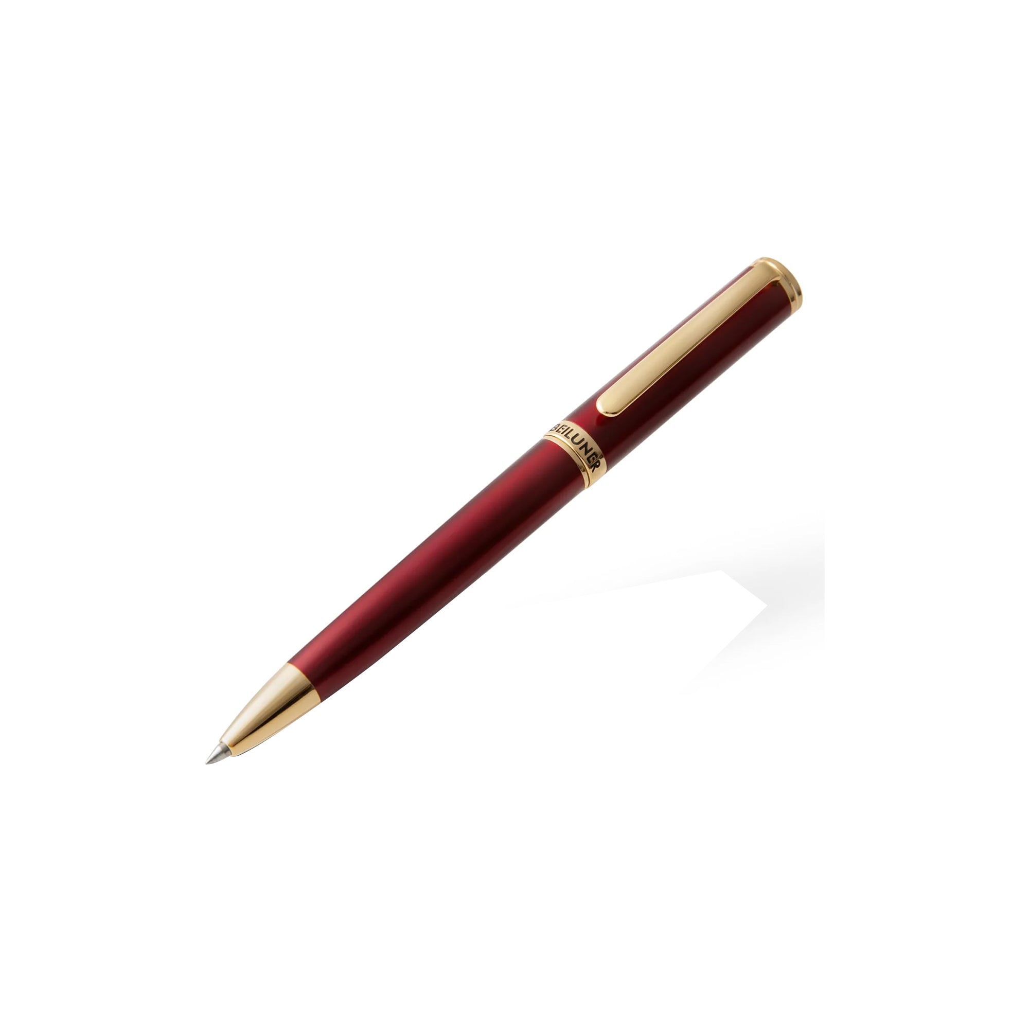 BEILUNER Luxury Ballpoint Pen 24K Gold Trim Elegant Gift Pen Smooth Writing Executive Office
