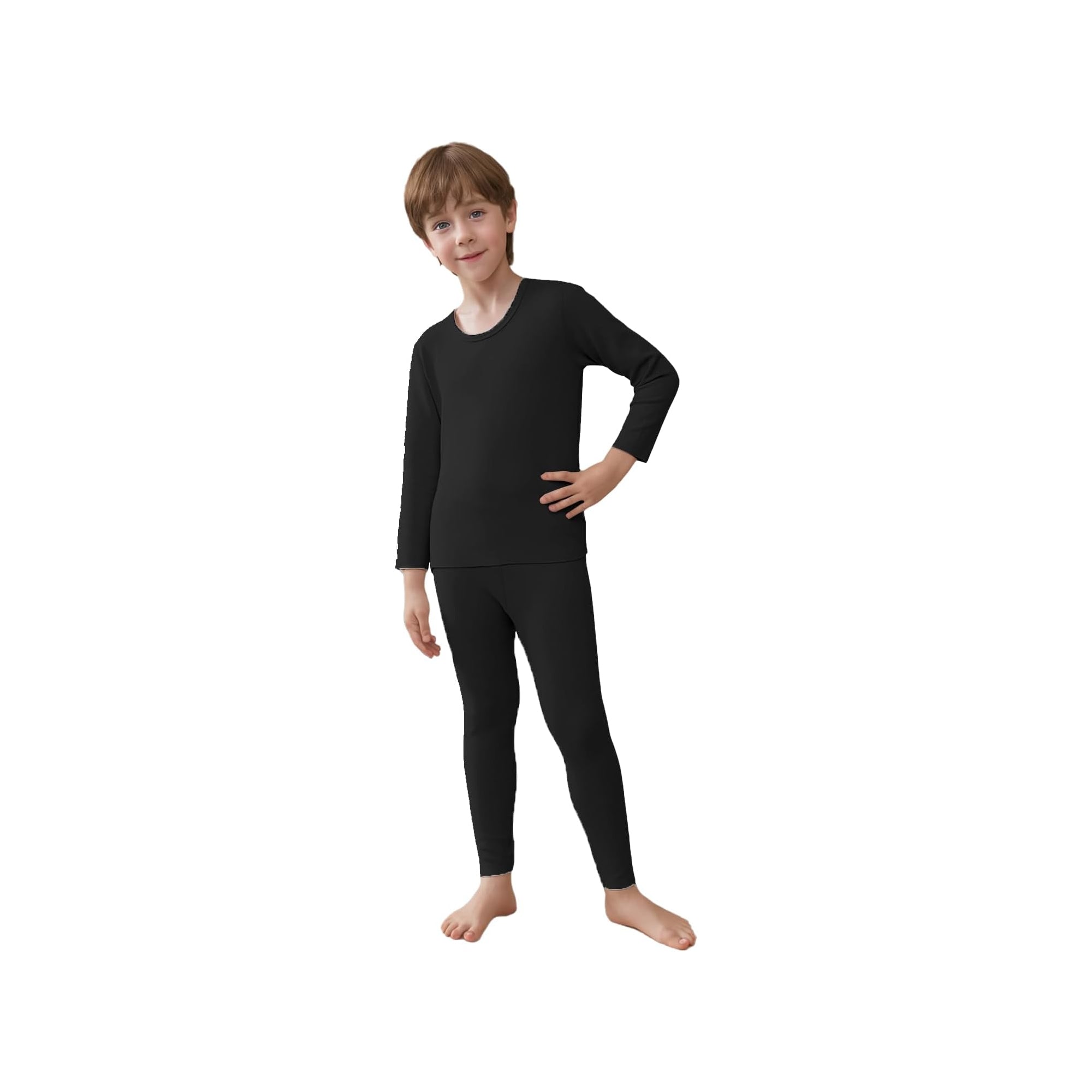 Casme Kids Thermal Underwear Set – Boys & Girls Long Johns Base Layer, Ultra Soft, Moisture-Wicking, Warm Thermal Wear for Cold Weather & Skiing