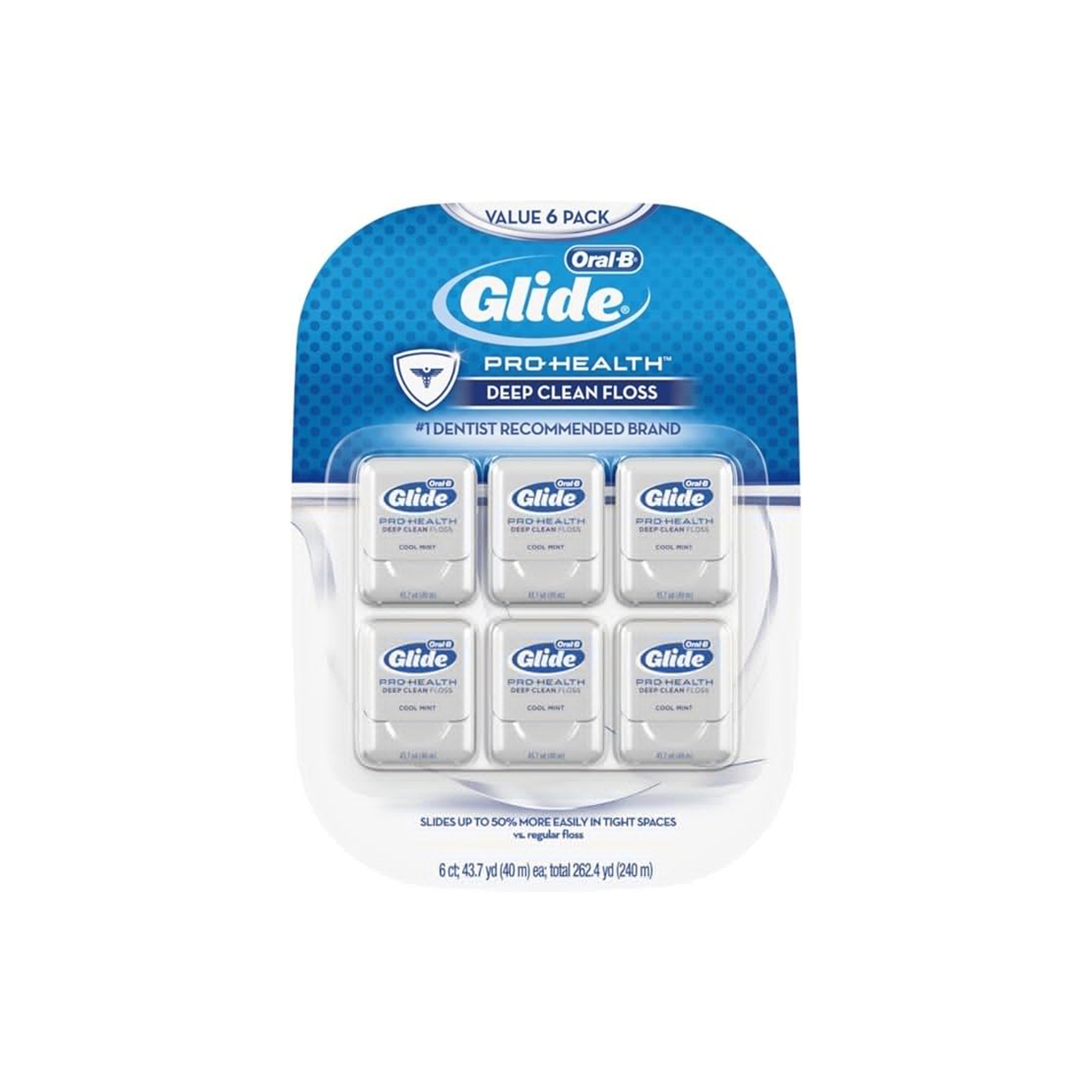 Glide Oral-B Pro-Health Deep Clean Floss Ÿ?? Mint, Pack of 6