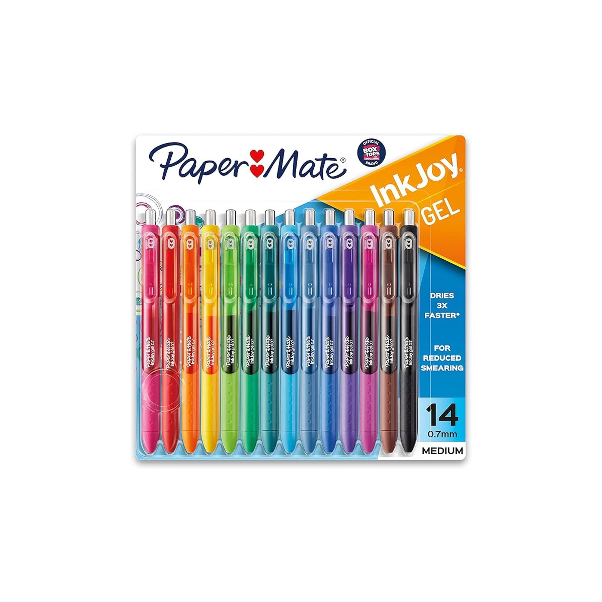 Paper Mate InkJoy Gel Pens Medium Point Assorted Colors 14 Count Smooth Writing Pens
