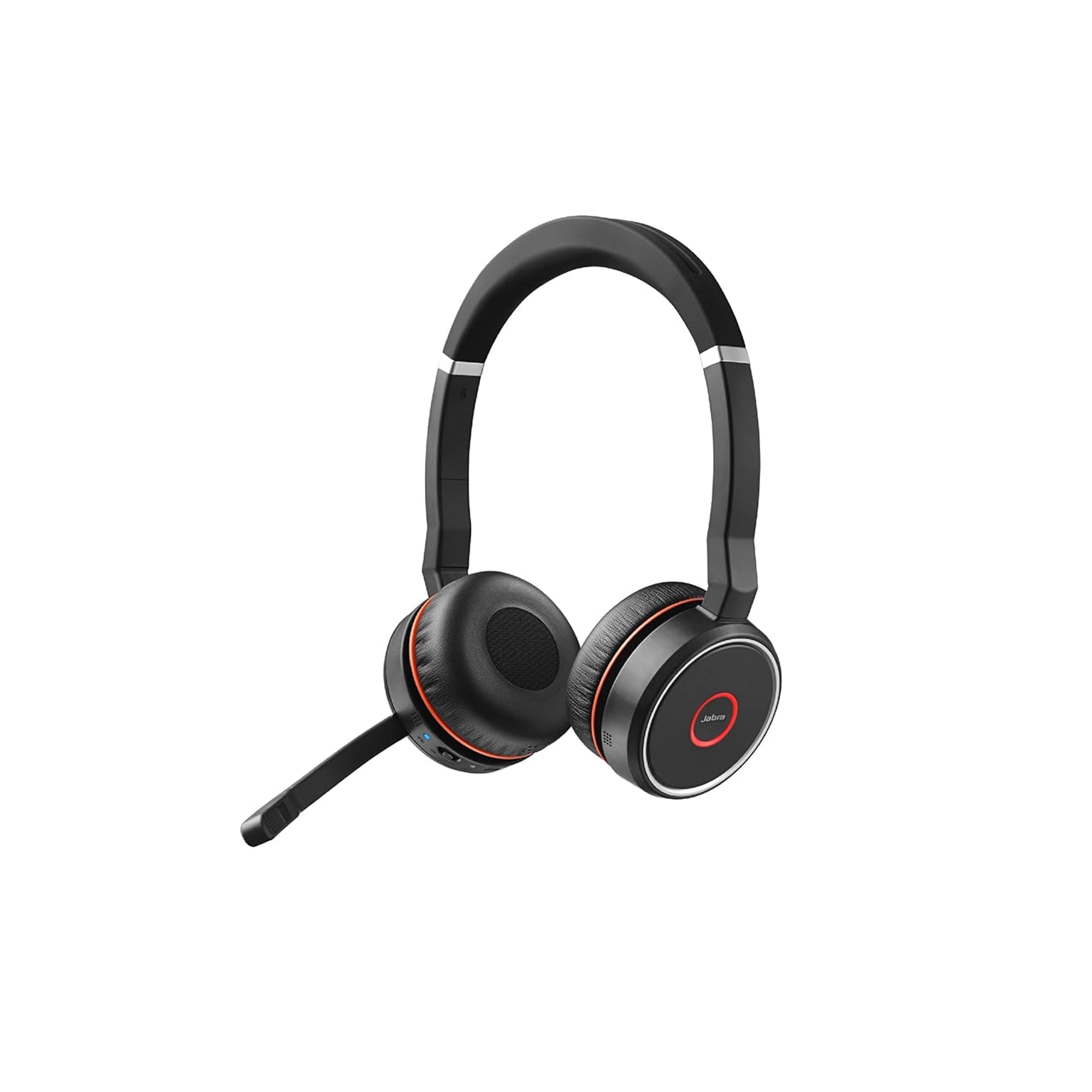 Jabra Evolve 75 SE Stereo Wireless Headset – Bluetooth Headset with Noise-Cancelling Microphone, Active Noise Cancellation (ANC), MS Teams Certified, Works with All Platforms, Black