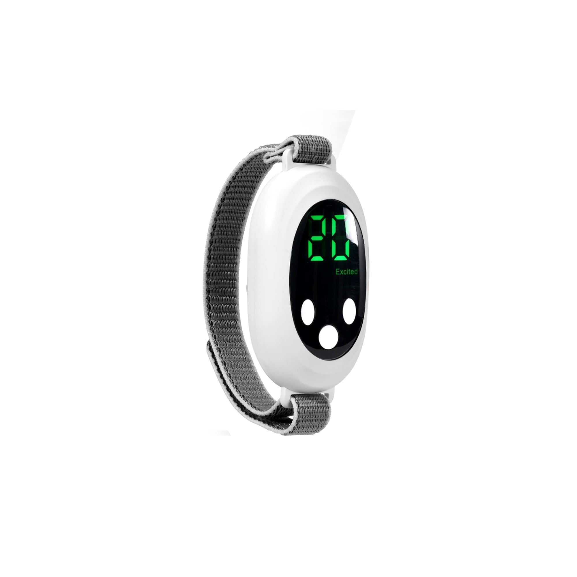 Portable Sleep Aid Device – Handheld Low-Frequency Pulse Microcurrent Watch with Sleep Tracking & 2 Therapy Modes for Insomnia & Anxiety Relief (White)
