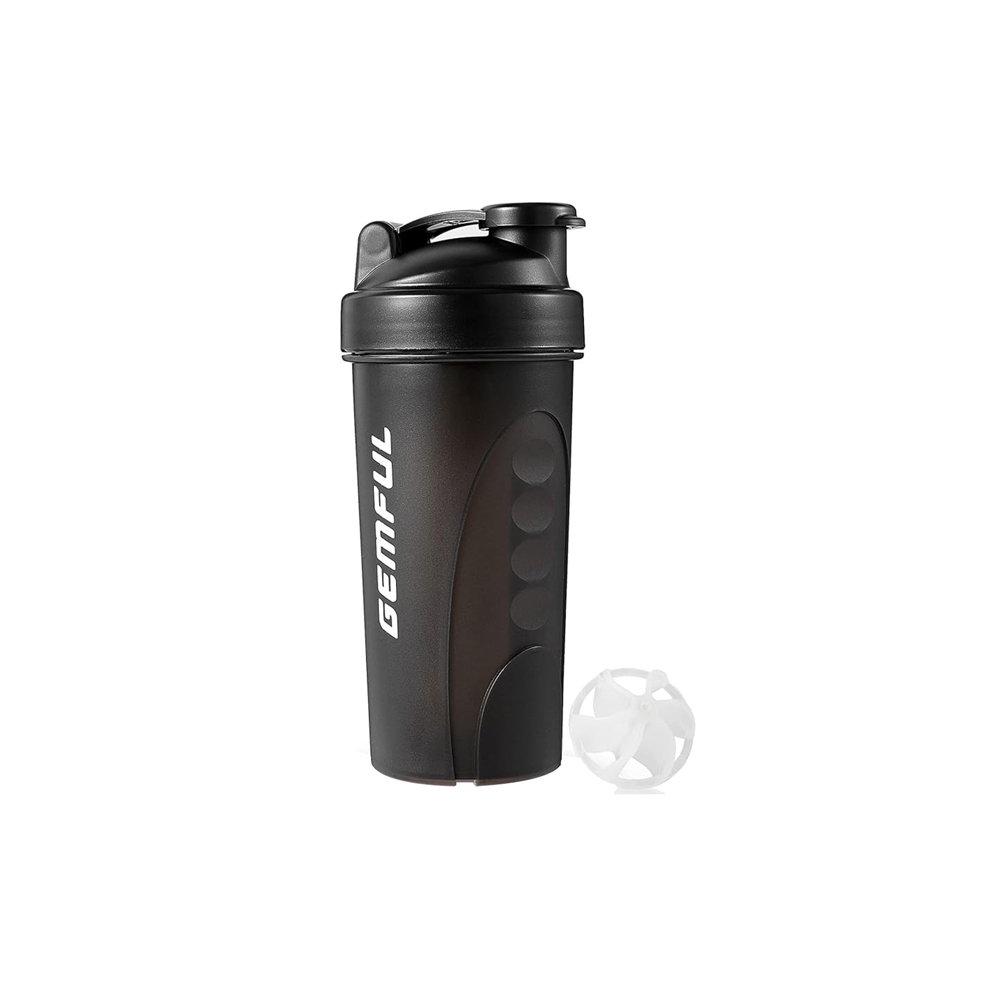 GEMFUL Shaker Bottle – 700ml BPA-Free Leakproof Protein Mixer Cup for Gym, Fitness & Water Hydration