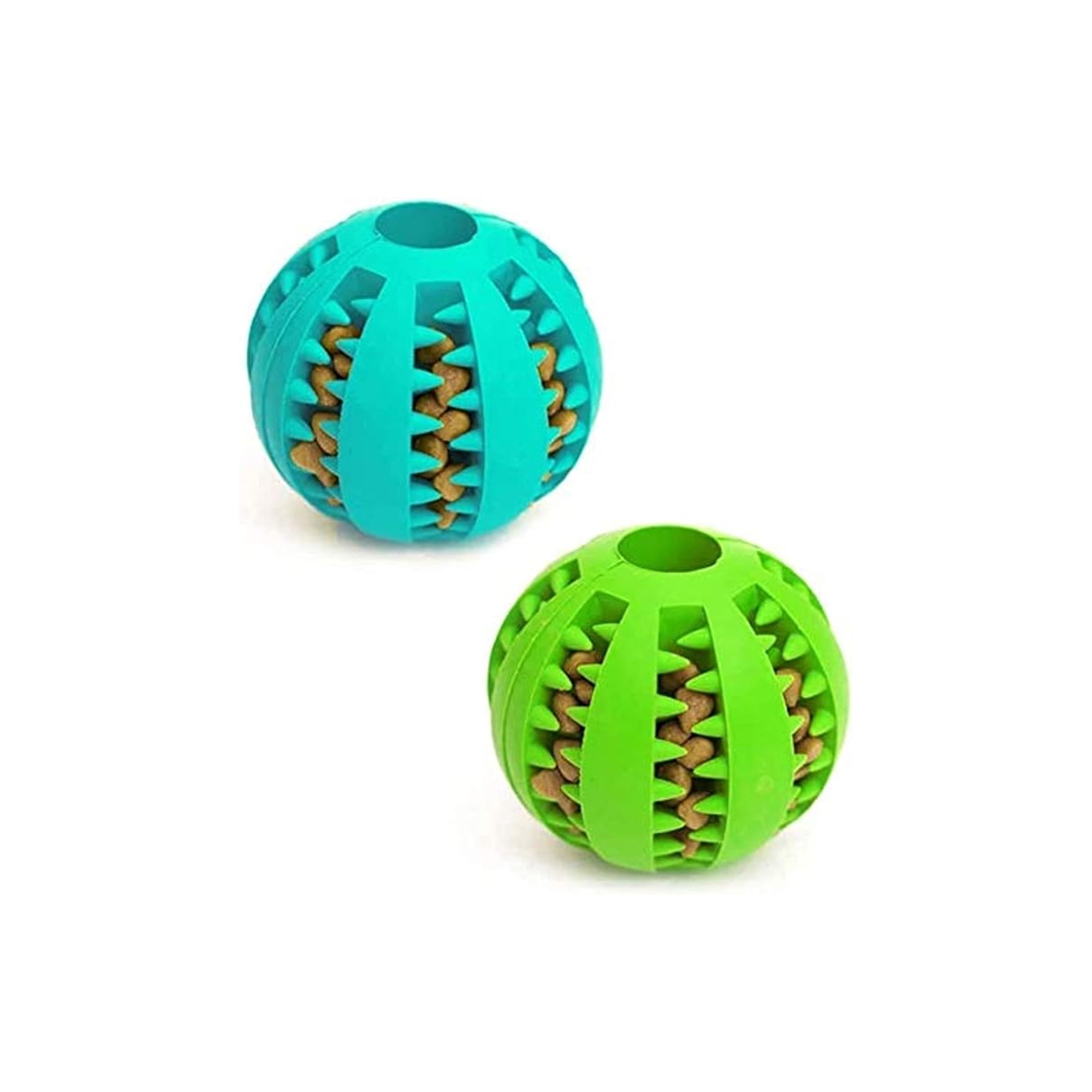 HotsUAE Dog Toy Ball – Non-Toxic Bite-Resistant Treat Feeder Ball, Chew Toy for Dogs, Puppies & Cats, 7 cm (Pack of 1)