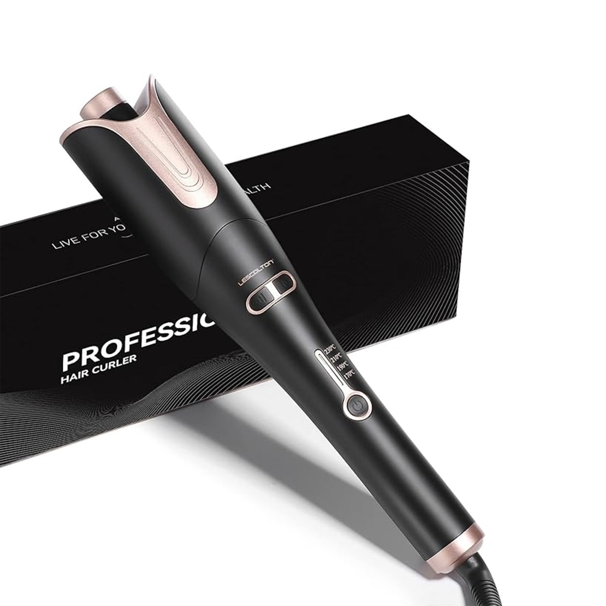 Lescolton Automatic Curling Iron – Innovative Hair Curler for Large Curls, Easy & Safe Styling for All Ages
