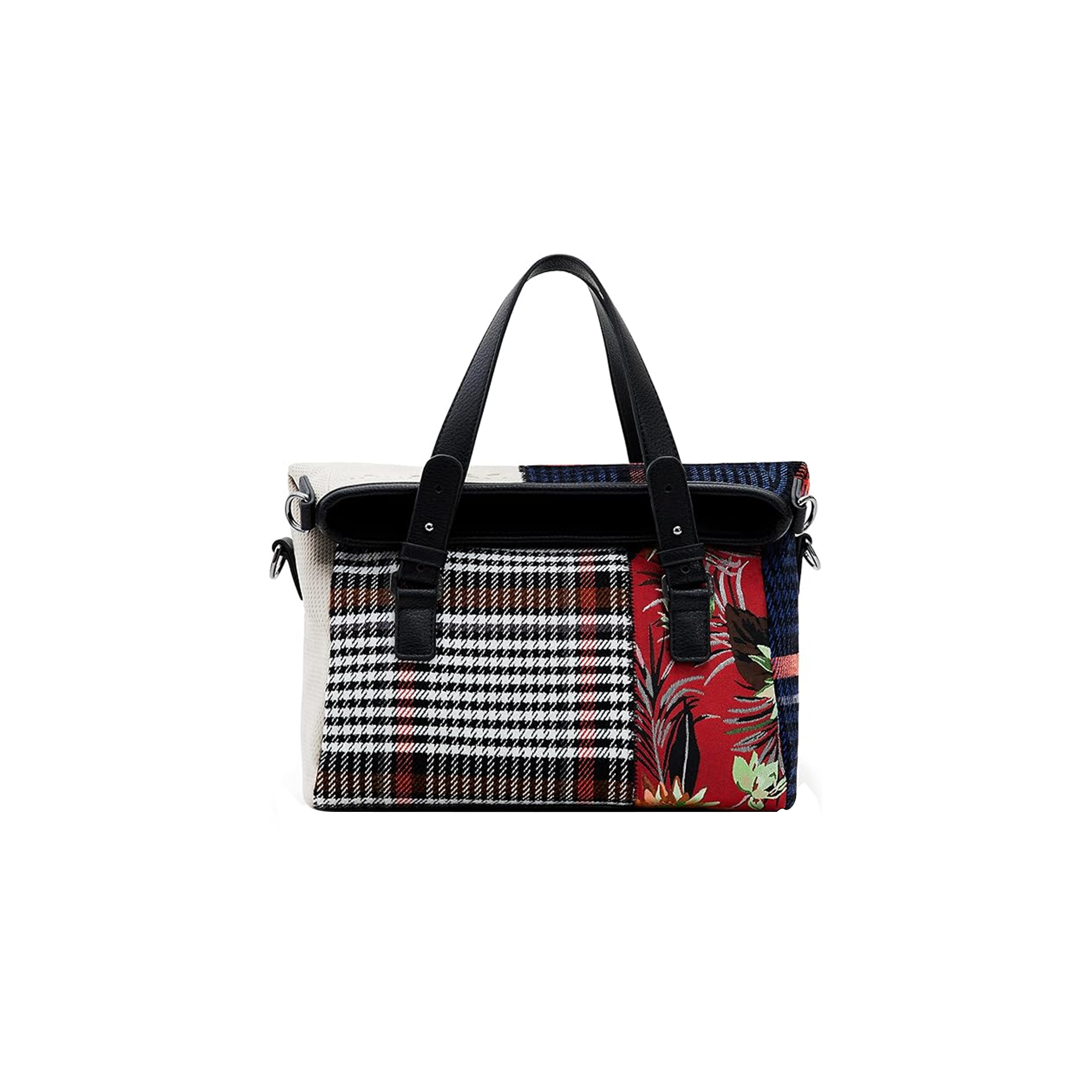 Desigual Accessories Fabric Hand Bag Blue Stylish Everyday Handbag