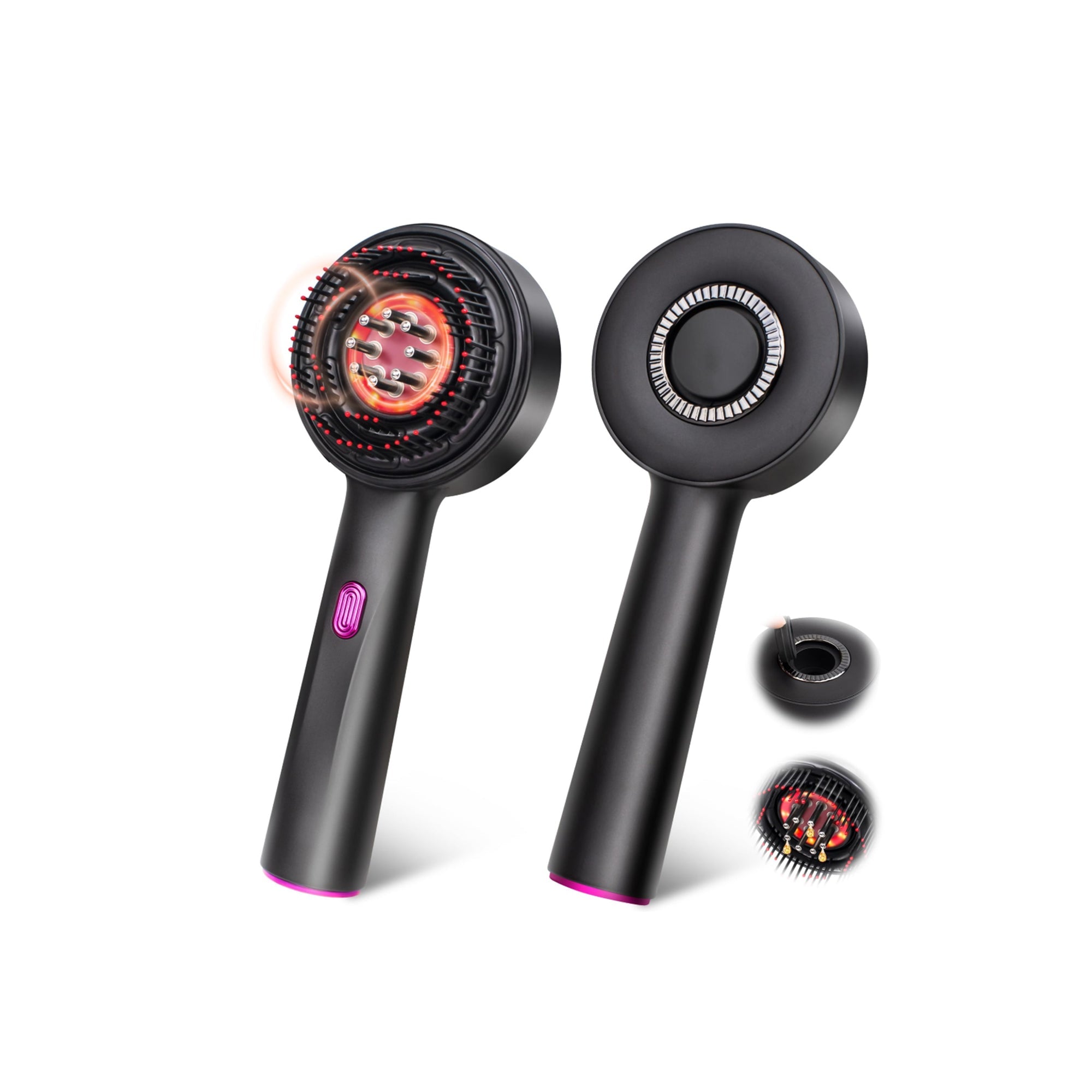 MPADQ 2-in-1 Electric Hair Oil Applicator & Scalp Massager – IPX7 Waterproof Scalp Brush with Oil Dispenser for Hair Growth Care