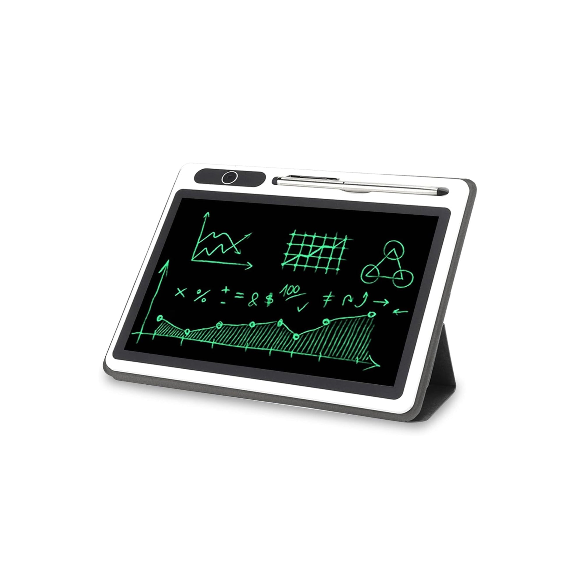 10? LCD Writing Tablet with Faux Leather Case – Electronic Notepad & Drawing Board for Handwriting, Notes, and Sketching at Home, School & Office