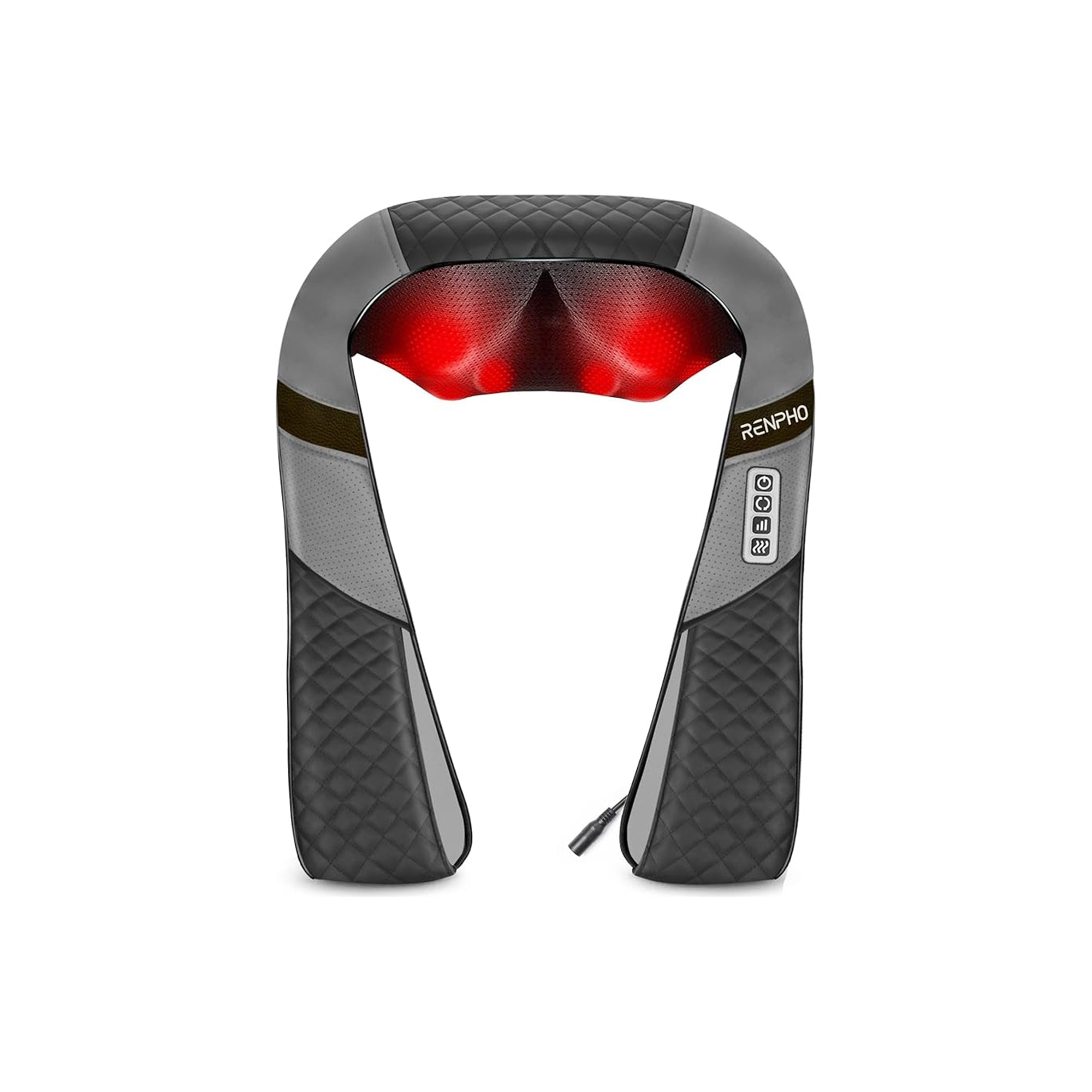 RENPHO Back & Neck Massager with Heat – Shiatsu Deep Tissue Shoulder Massager for Pain Relief at Home, Office & Car