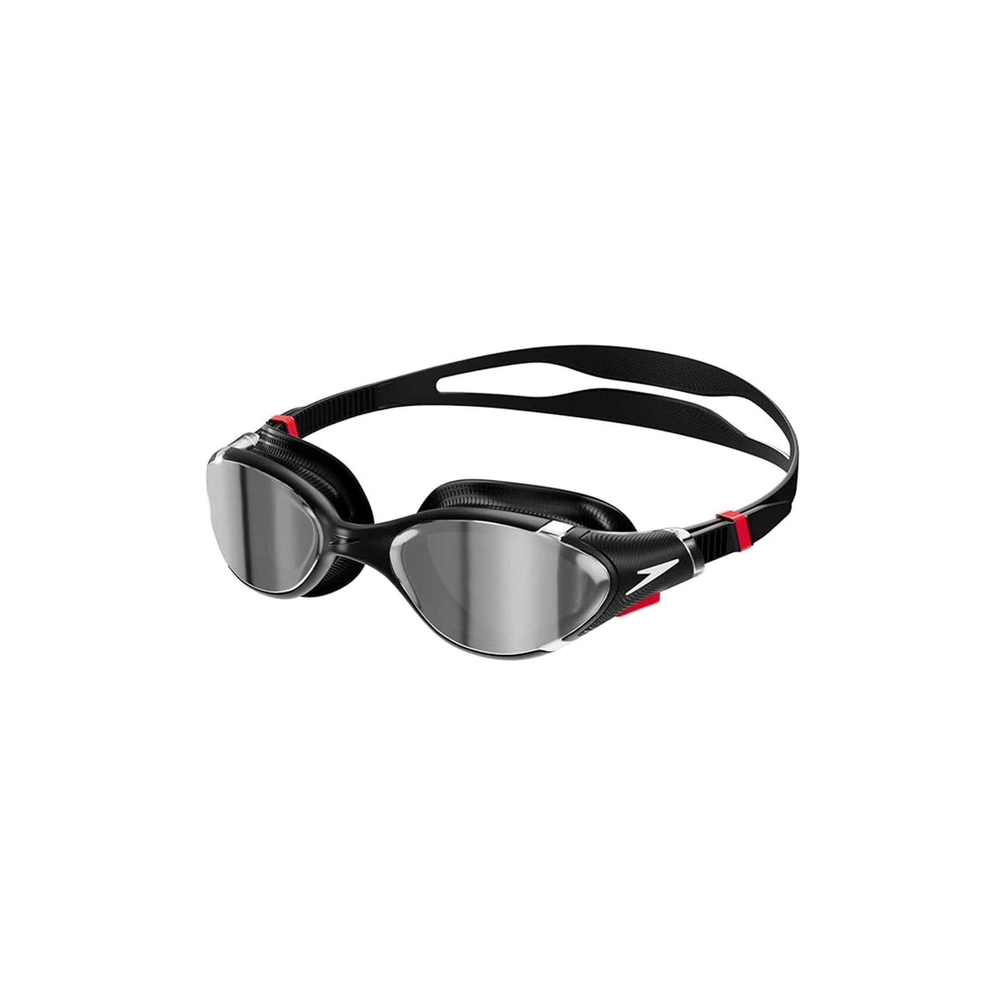 Speedo Biofuse 2.0 Unisex Swimming Goggles – Mirror Black, Comfortable Fit for Adults, Anti-Leak & Durable Design
