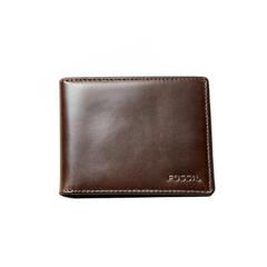 Fossil Derrick Men’s RFID Leather Bifold Wallet with Flip ID Window