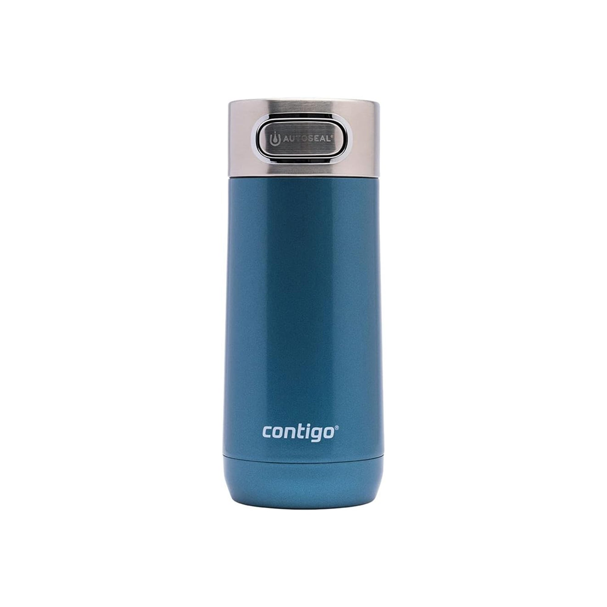 Contigo Luxe AUTOSEAL Travel Mug 360ml Cornflower – Stainless Steel Leakproof Insulated Coffee Mug, Dishwasher Safe