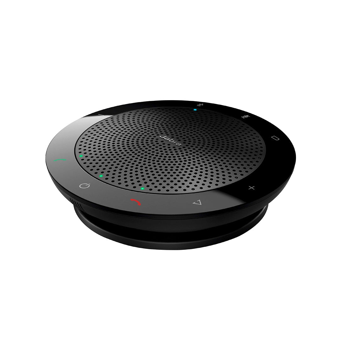 Jabra Speak 410 Speakerphone – Unified Communications Optimized Portable Conference Speaker with USB Plug-and-Play Connectivity for Computers, Black (Retail Pack)