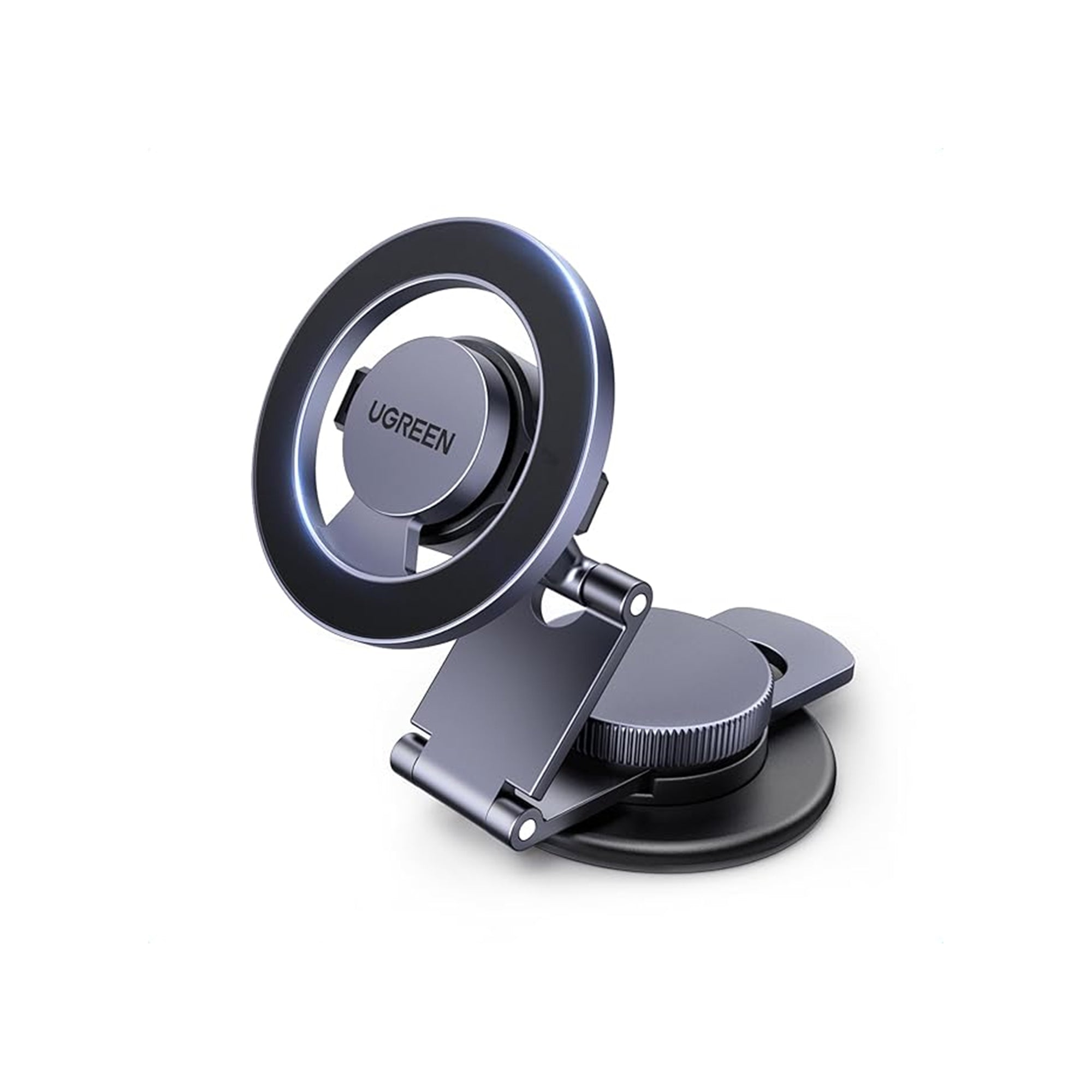 UGREEN MagSafe Car Mount Tesla Magnetic Phone Holder 5-in-1 – 360° Rotating Dashboard/Windscreen/Tesla Mount for iPhone & Samsung