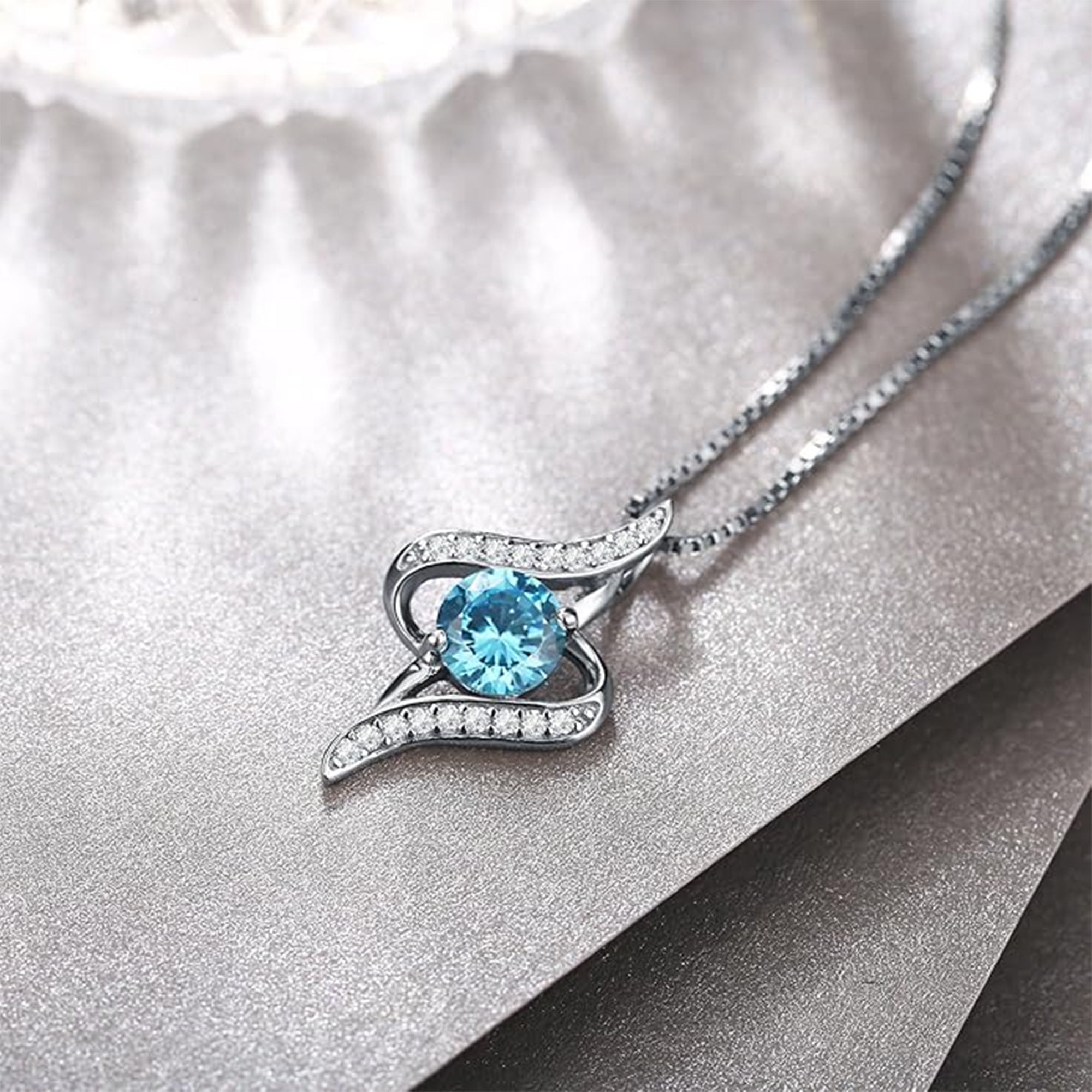 J.Rosée 925 Sterling Silver Necklace Eye of the Lover Jr681 – Elegant Women’s Jewelry Gift Necklace