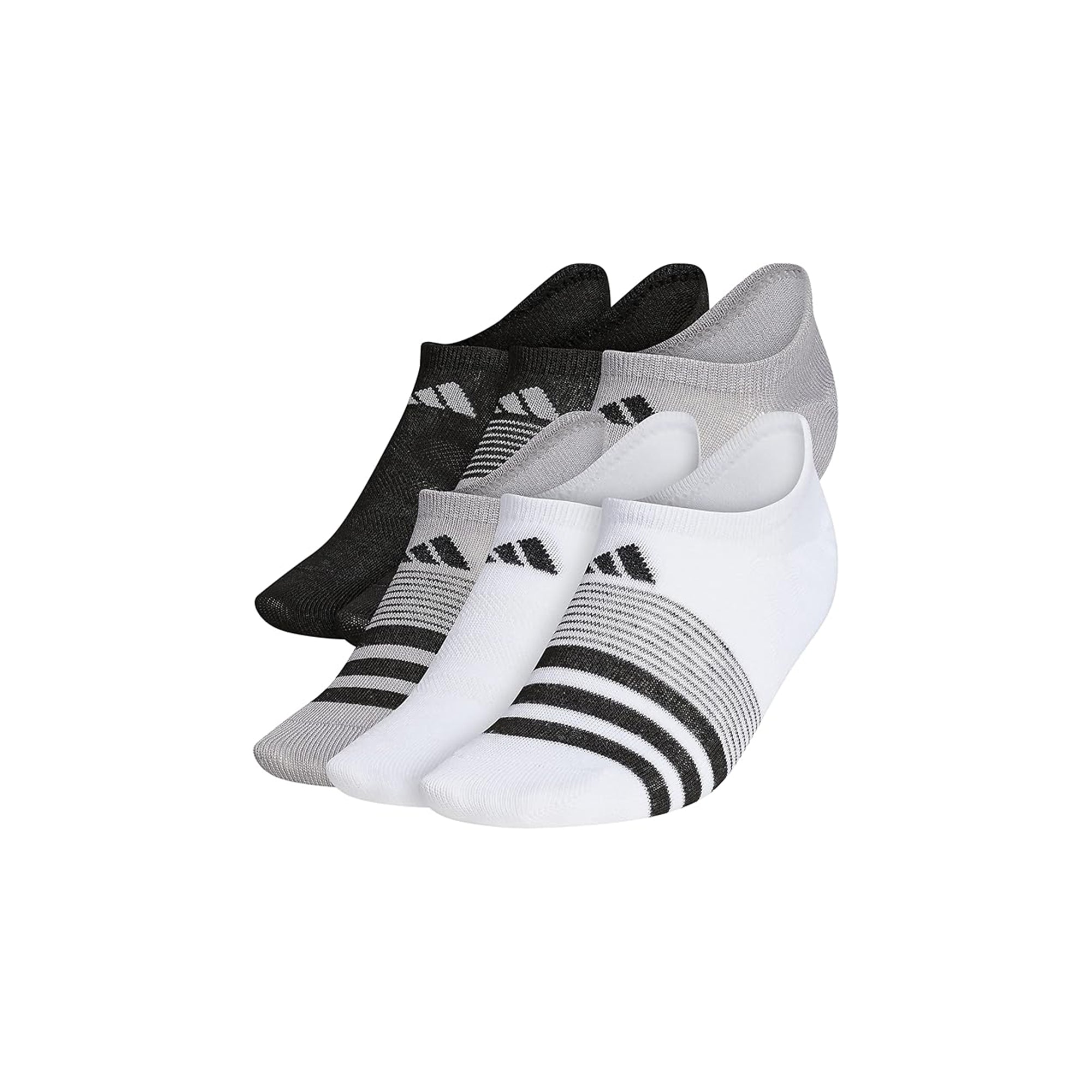 adidas Men's Men's Athletic Cushioned 6-pack No Show No Show Sock (pack of 6)