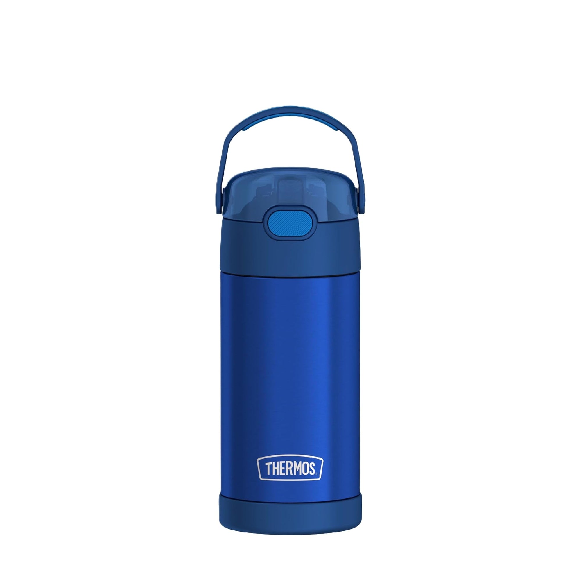 THERMOS FUNTAINER Stainless Steel Kids Blue Bottle 355 ml with Straw & Insulated Lid