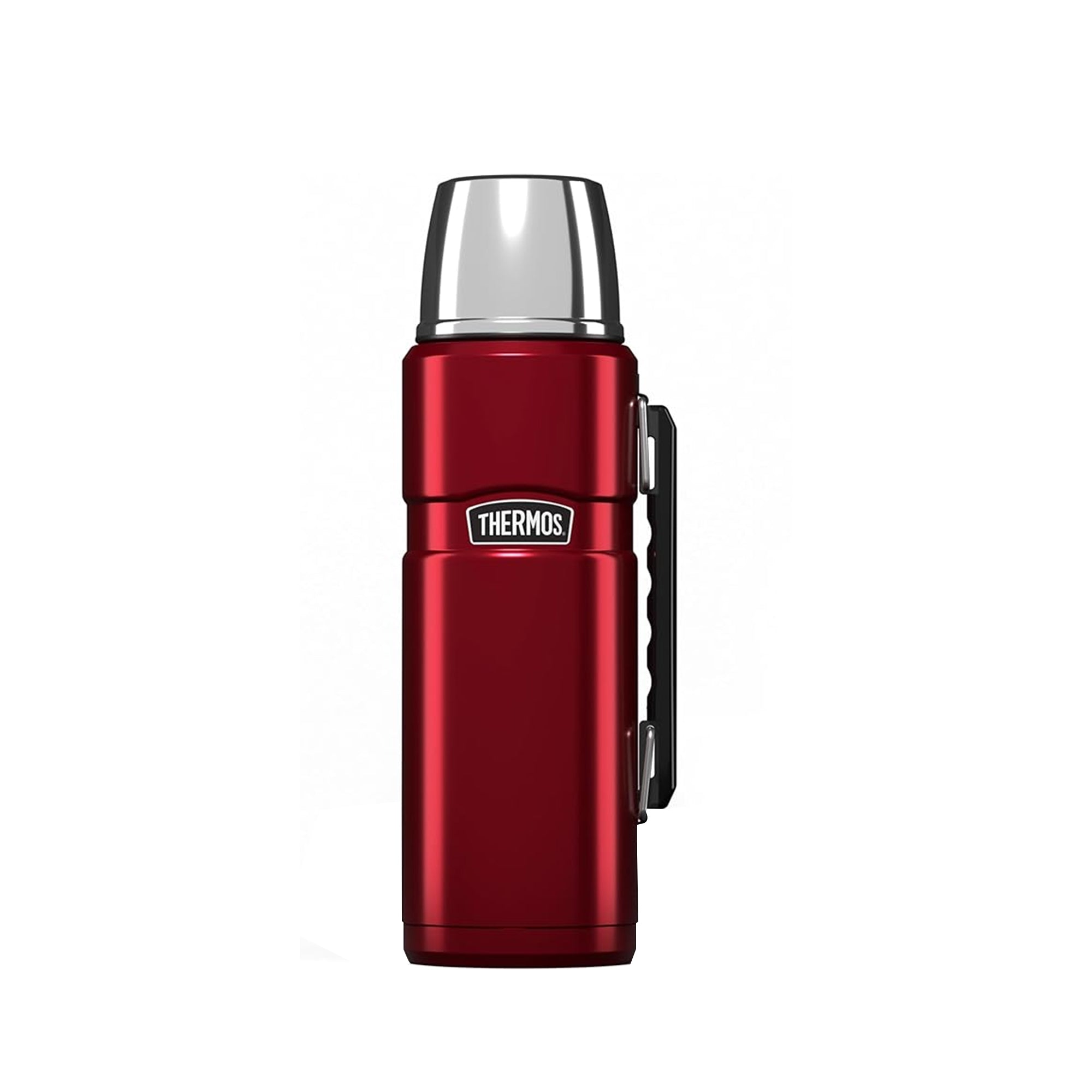 Thermos Stainless King 1.2L Multi-Purpose Vacuum Insulated Flask – Red, Travel Mug & Water Bottle (5-Year Warranty)