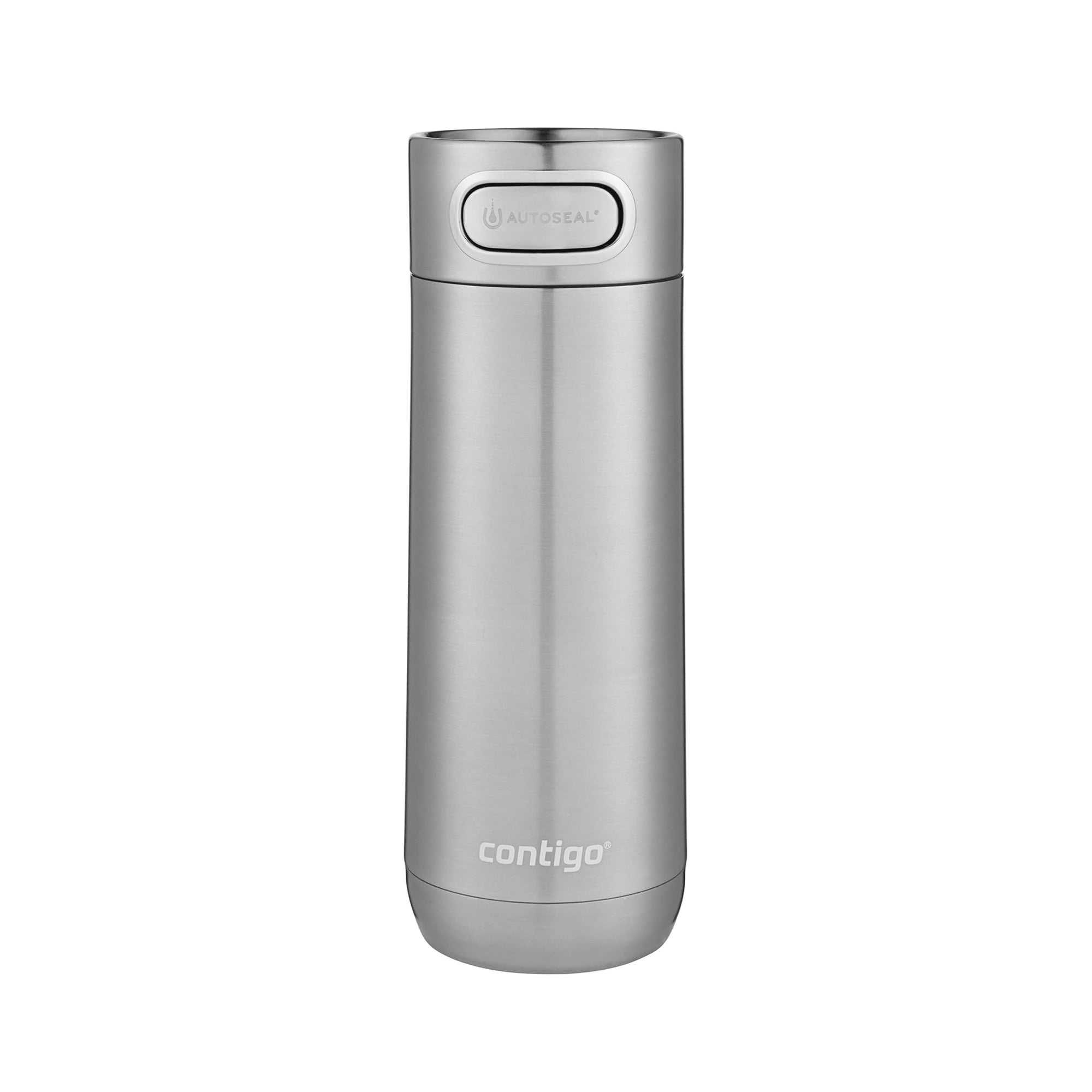 Contigo Luxe AUTOSEAL Vacuum Insulated Travel Coffee Mug 16oz with THERMALOCK Double-Wall Insulation – Spill-Proof