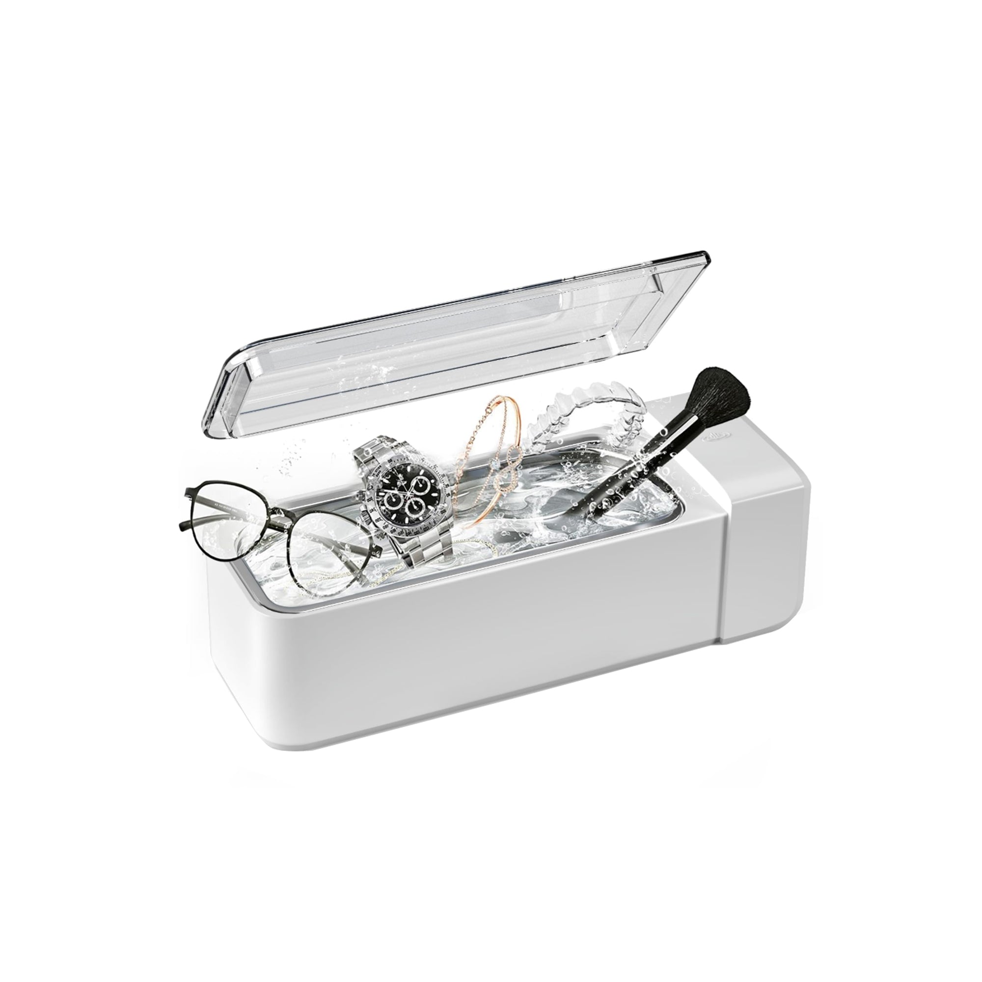 KUNPHY Ultrasonic Jewelry Cleaner Machine 600ml – 42kHz Professional Sonic Cleaner for Jewelry, Glasses, Rings, Silver & Dentures | Deep Cleaning Device