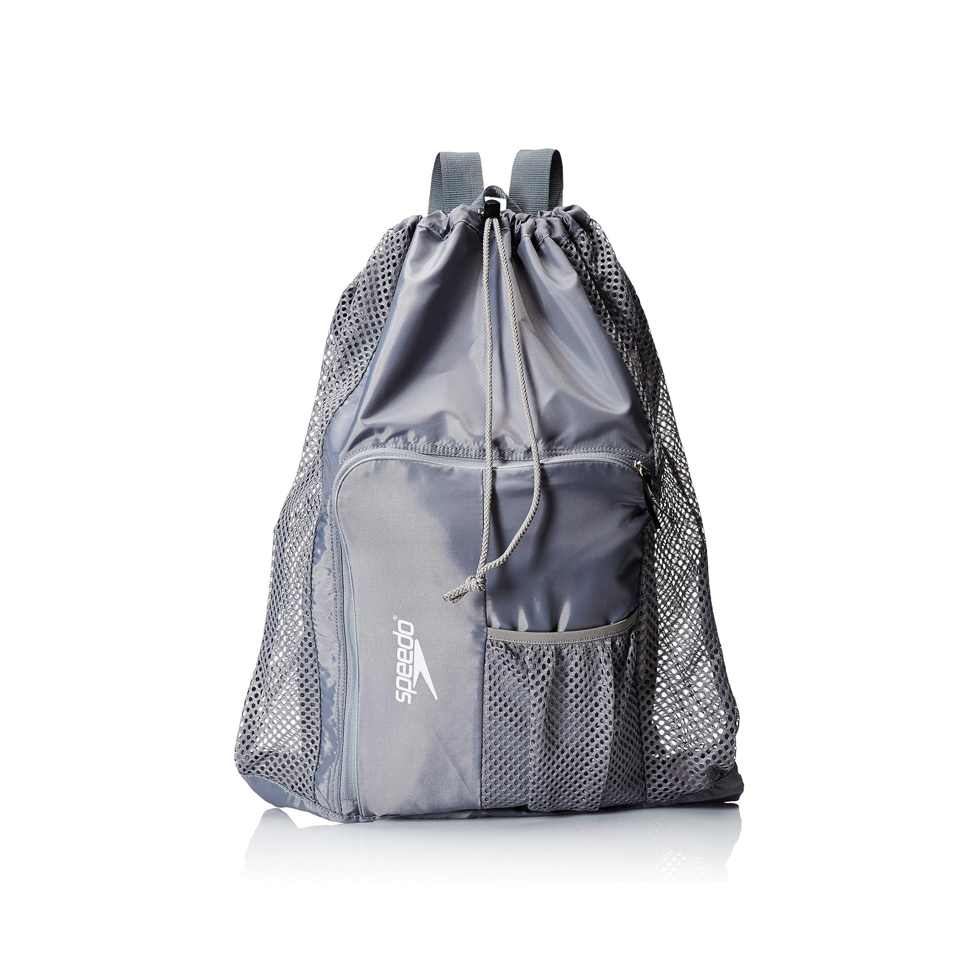 Speedo Deluxe Ventilator Mesh Equipment Bag – Unisex Drawstring Swim Gear Backpack