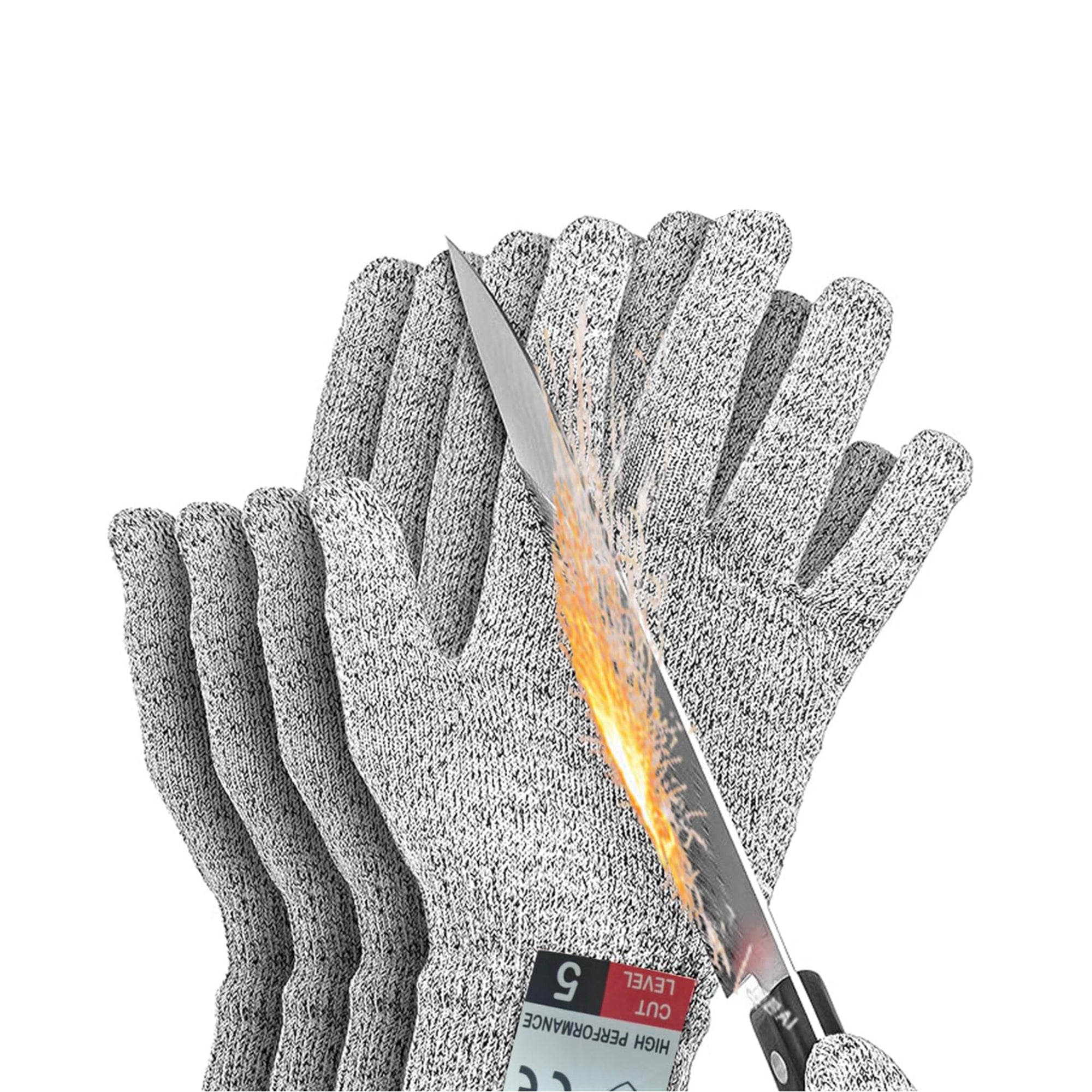 NoCry Premium Cut Resistant Gloves Level 5 – Food Grade Safety Gloves for Meat Cutting, Chefs & Butchers | Cut Proof Mandoline & Oyster Shucking Gloves