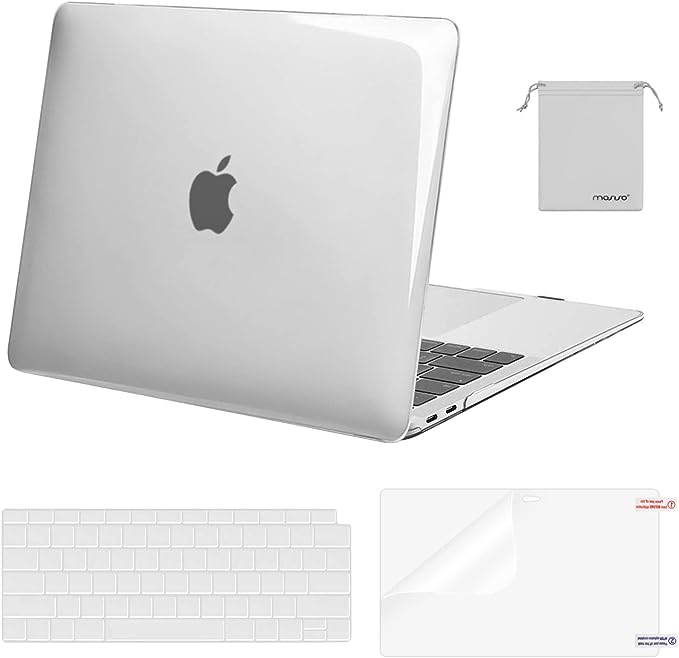 MOSISO Hard Shell Case for MacBook Air 13" – Compatible with 2020, 2019, 2018 (M1, Retina Display, Touch ID)