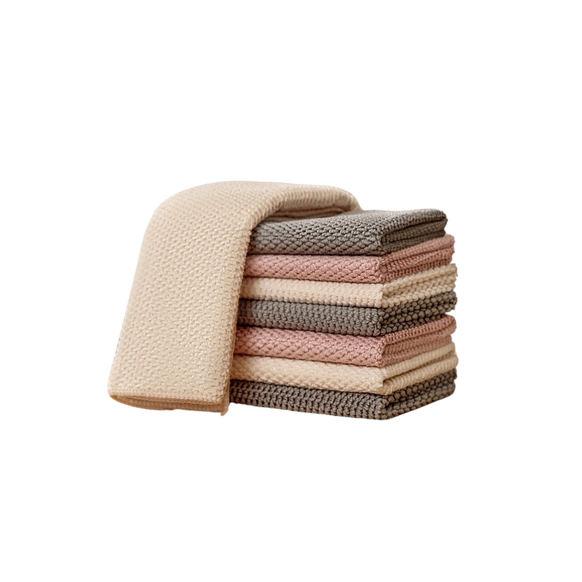 E&C Life Premium Microfiber Kitchen Towels 6 Pack – Highly Absorbent Cleaning Cloths 30x40cm | Soft Streak-Free Dish Towels for Kitchen, Bathroom & Office