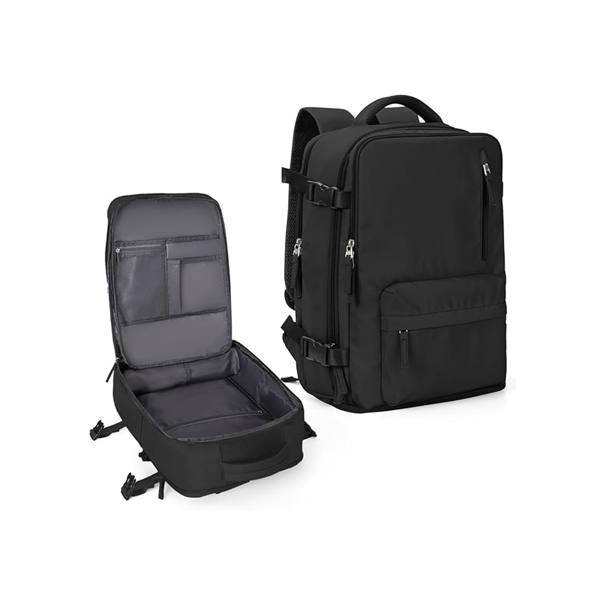 Coowoz Large Travel Backpack – Waterproof Carry-On Rucksack for Men and Women, Hiking and Outdoor Sports Backpack with Spacious Storage