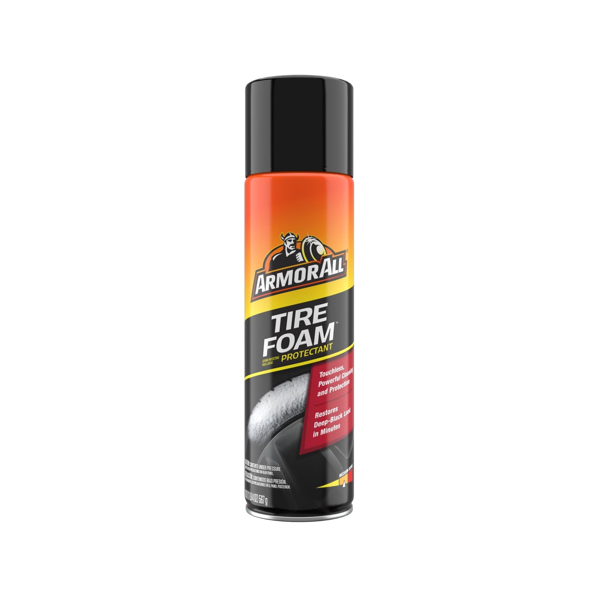 Armor All Tire Foam Cleaner & Shine Ÿ?? Big 103 Can for Deep Cleaning and Tire Protection