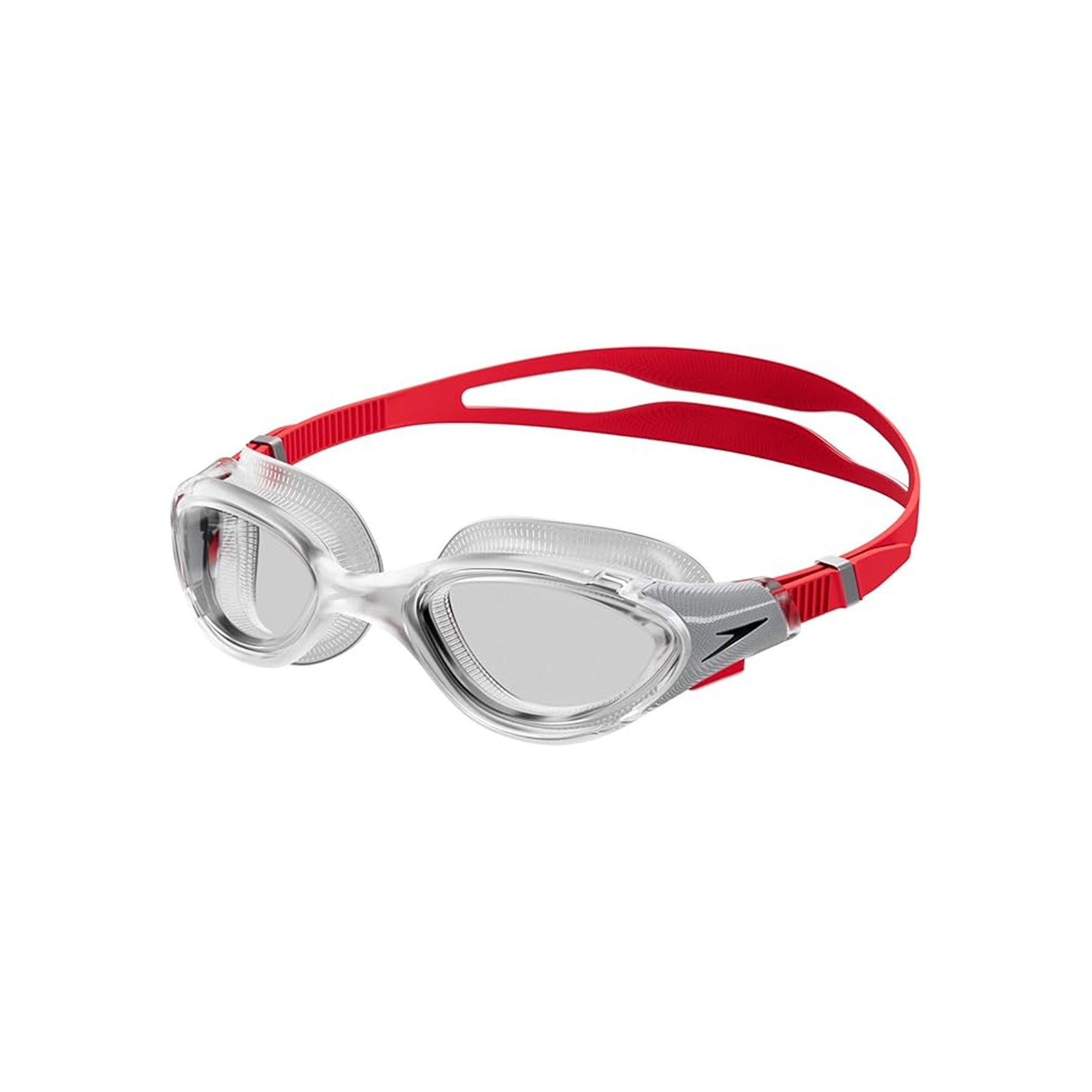 Speedo Biofuse 2.0 Swimming Goggles for Unisex Adults – Red, One Size, Comfortable Fit Swim Goggles for Training and Recreational Swimming
