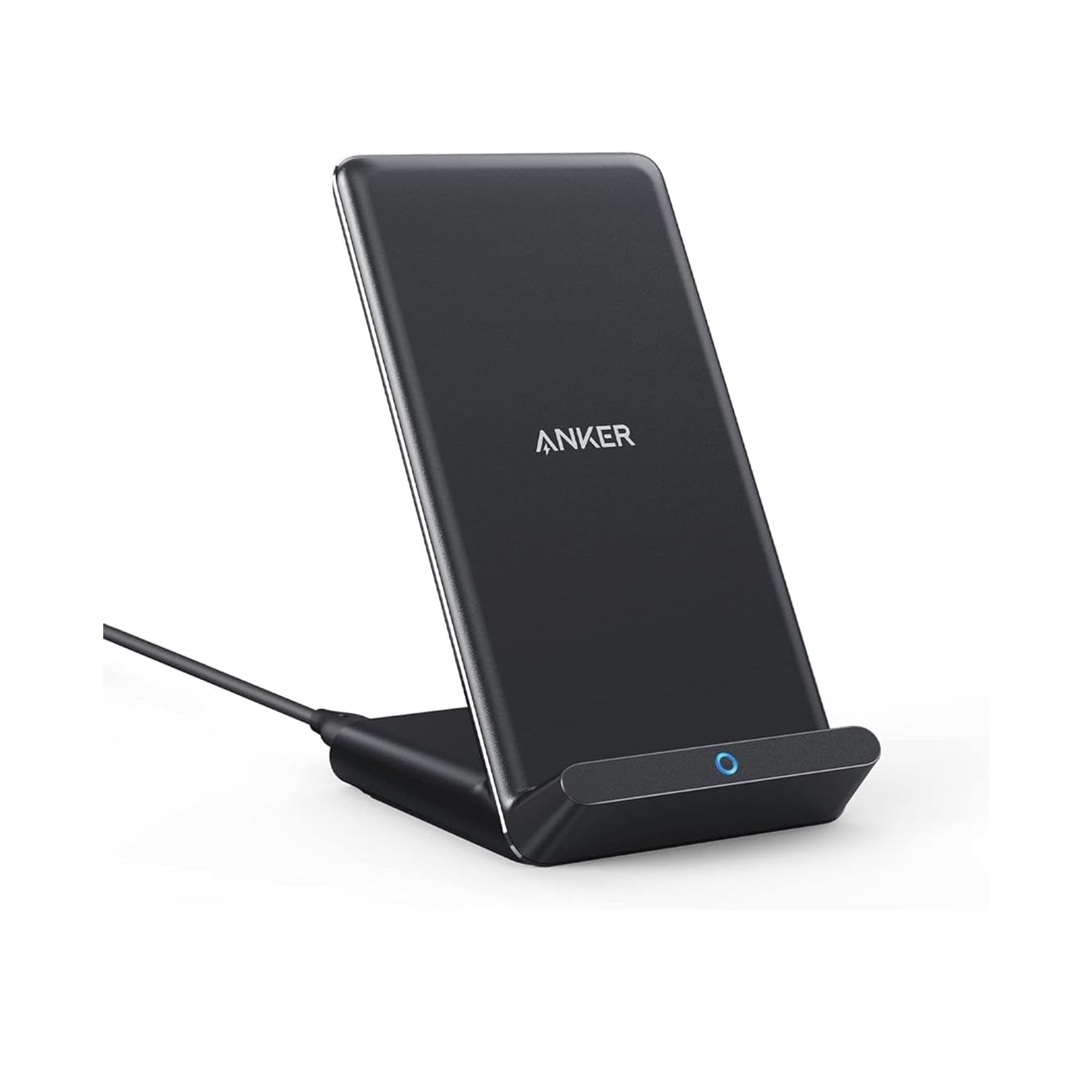 Anker 313 Wireless Charger Stand – Qi-Certified 10W Fast Charging Stand for iPhone 17/15/14/13 and Galaxy S23/S22/S21 (No AC Adapter)