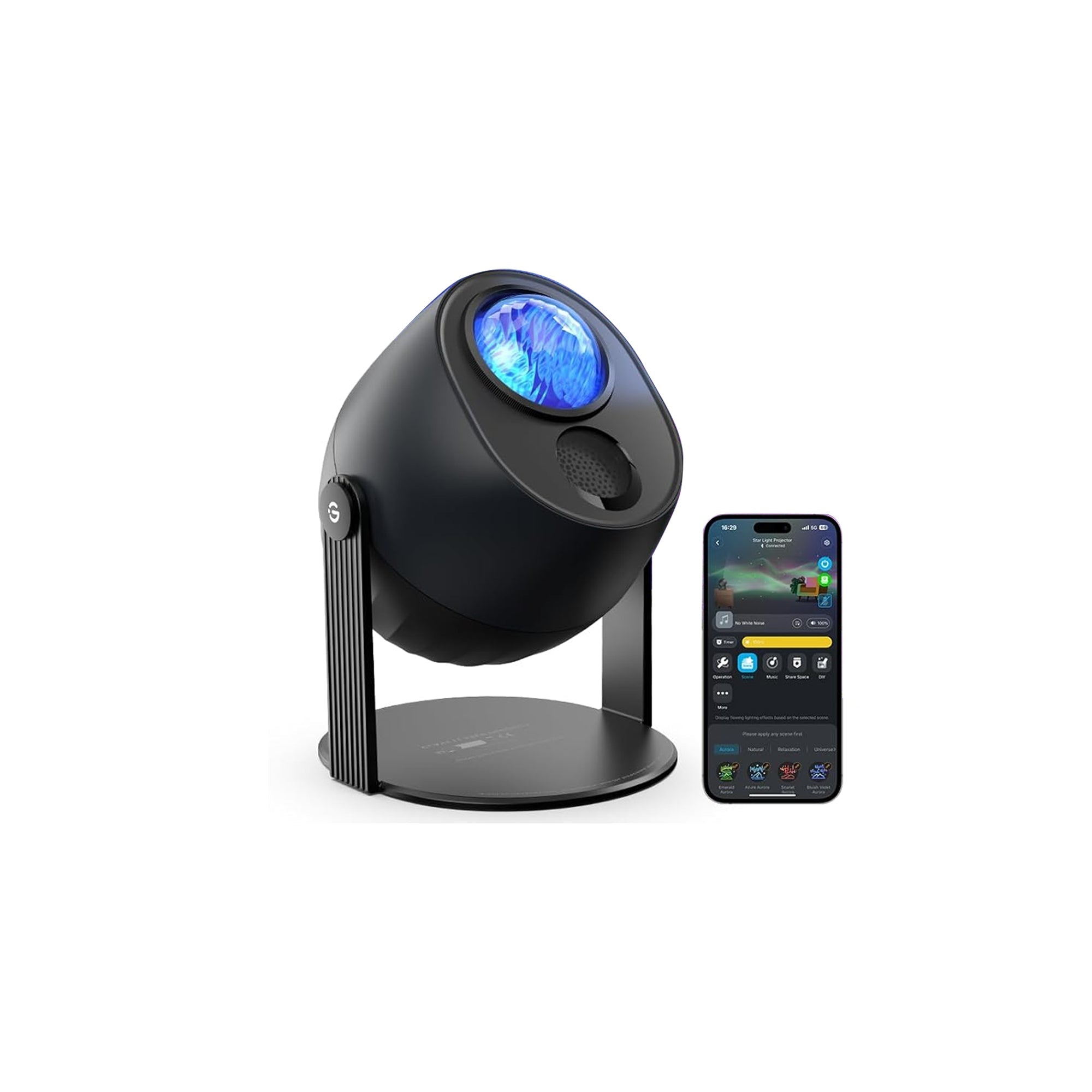 Govee Star Light Projector – LED Night Light with Aurora Effects, 52 Scene Modes, 18 White Noise Options, Works with Alexa, Google Assistant & Matter