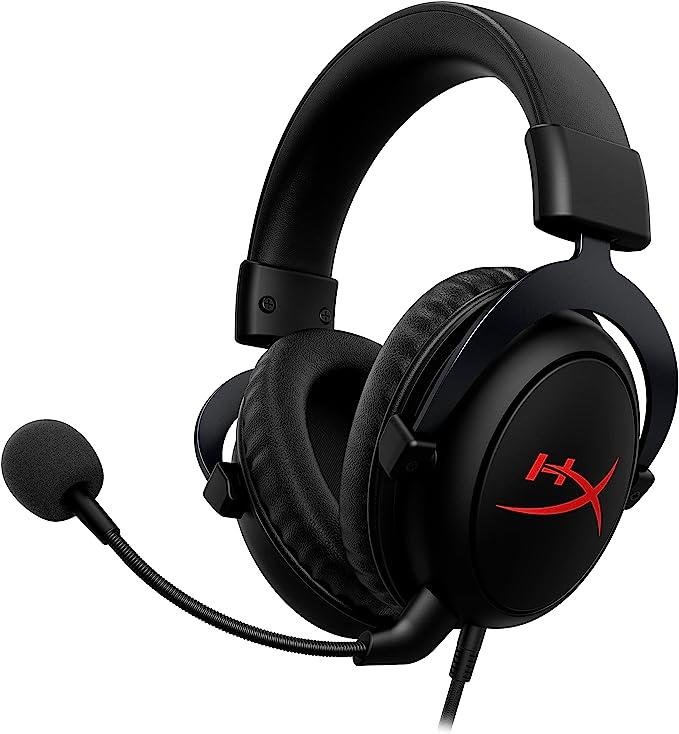 HyperX Cloud Core Gaming Headset – Wired Stereo with Microphone for PC, Voice Chat & Streaming