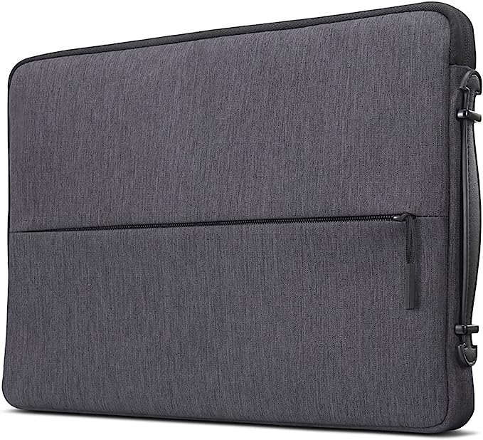 Lenovo Urban Laptop Sleeve for 14" Notebook, Water Resistant, Soft Padded Compartments, Accessory Storage, Reinforced Rubber Corners, Extend