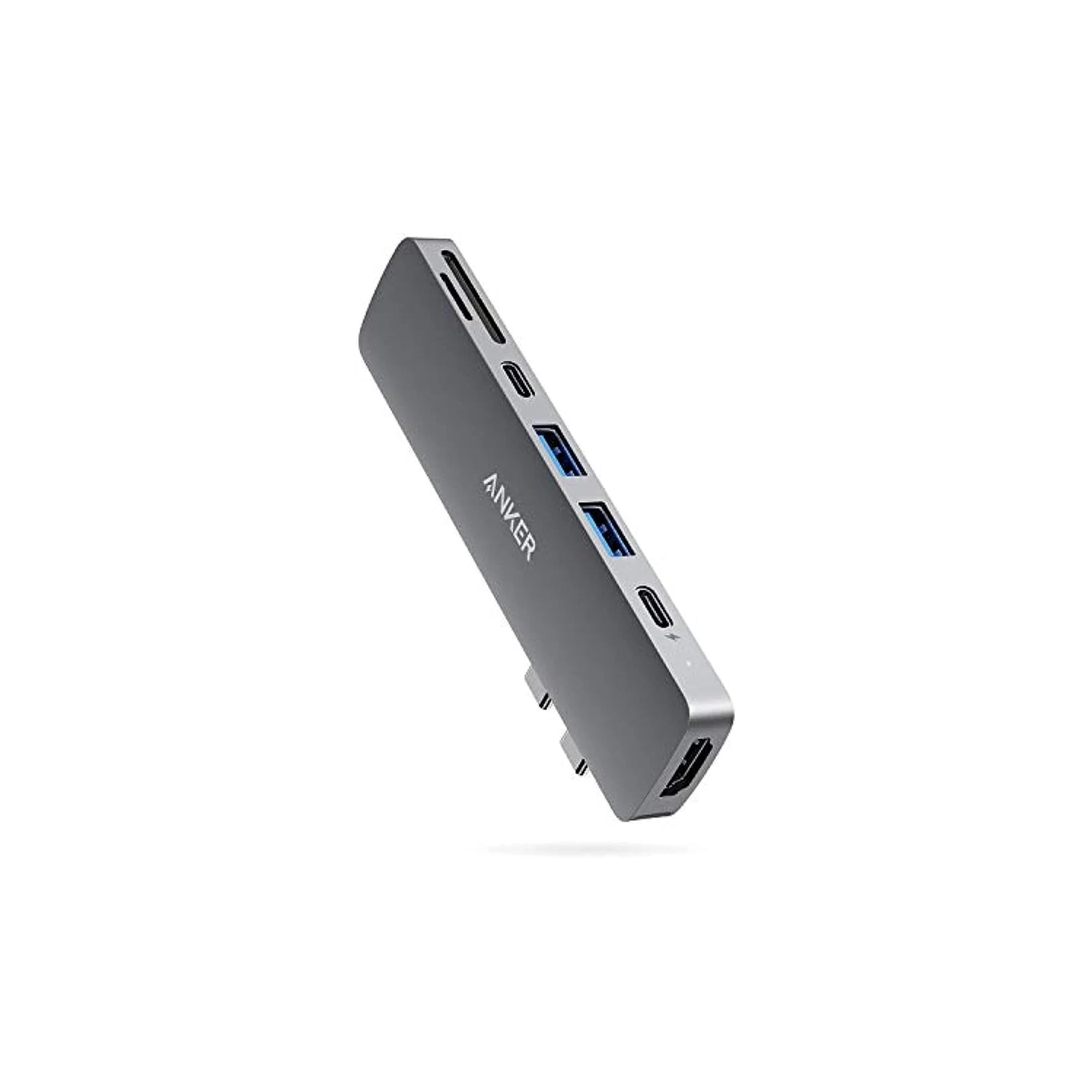 Anker USB C Hub for MacBook, Anker 547 USB-C Hub (7-in-2), Compatible with Thunderbolt 4 USB C Port, 4K HDMI, USB C and 2 USB A Data Ports f
