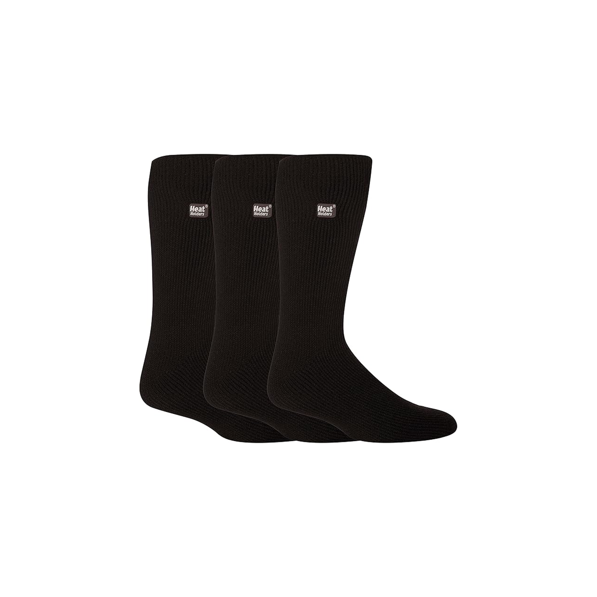 HEAT HOLDERS Mens Thermal Socks Ultimate Warm Winter Socks Black Size 39 45 EU 3 Pairs Pack