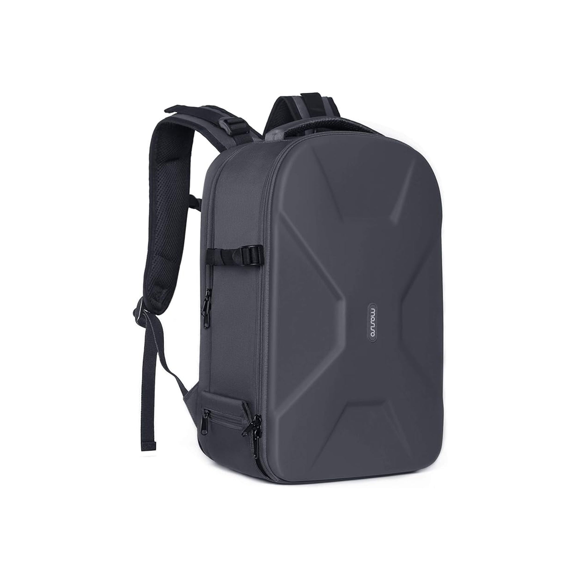 MOSISO Camera Backpack – DSLR/SLR/Mirrorless Photography Bag with Waterproof Hardshell, Laptop Compartment & Tripod Holder (Fits 15–16 inch, Gray)