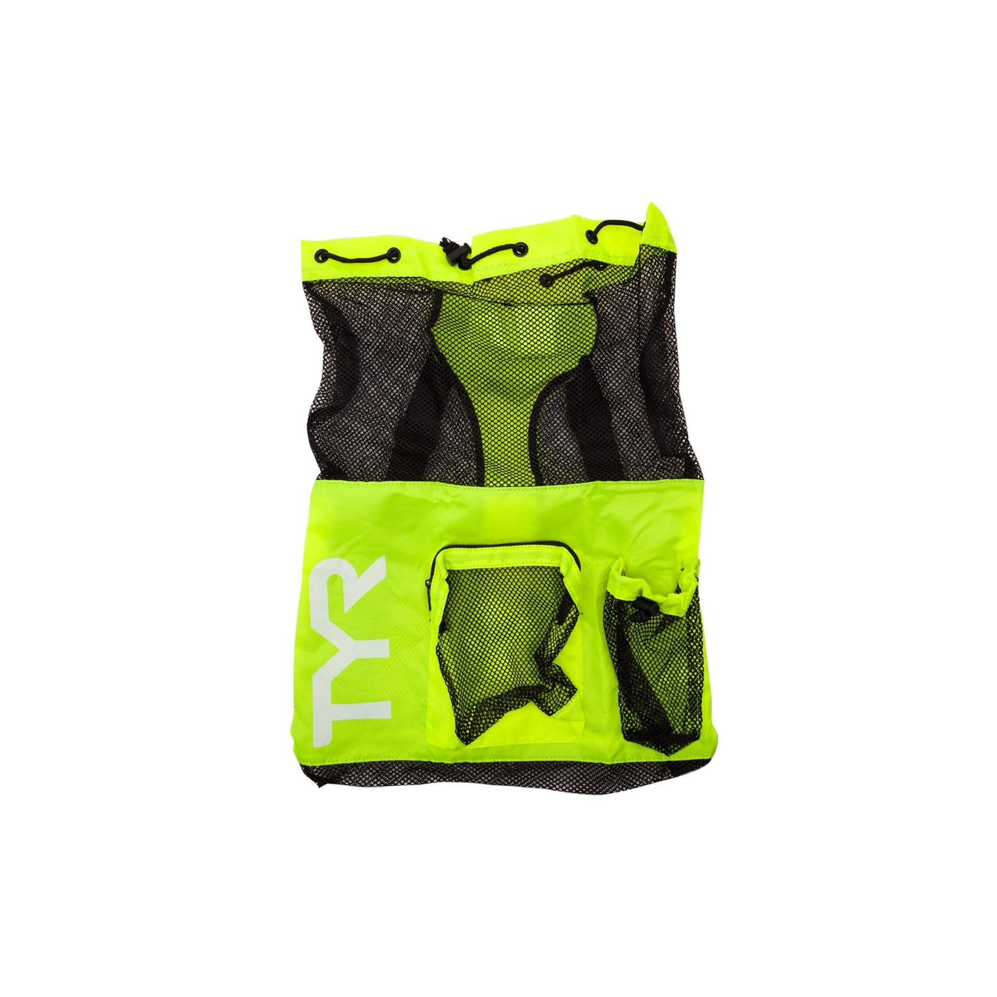 TYR Big Mesh Mummy Backpack Swim Bag for Swim Gym and Workout Gear Large Mesh Sports Backpack