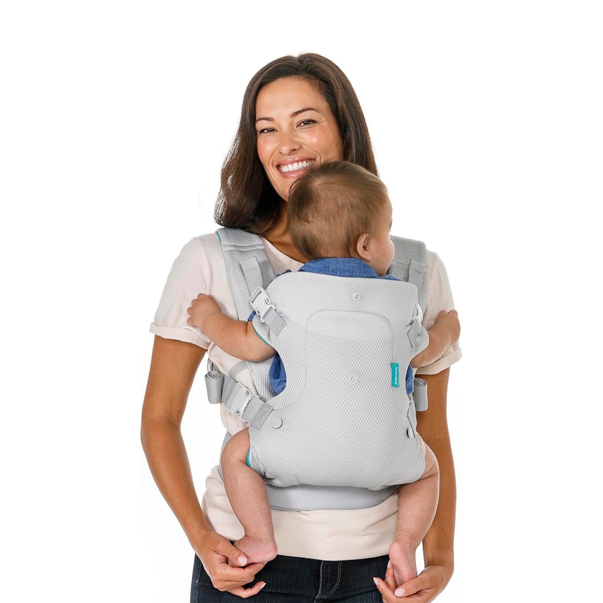 Infantino Flip 4-In-1 Light And Grey Convertible Carrier