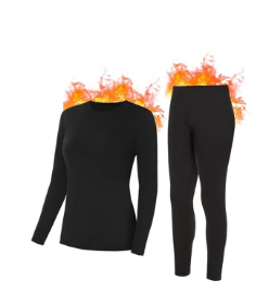 SIHOHAN Womenƒ??s Thermal Underwear Set ƒ?? Winter Warm Fleece-Lined Top and Bottom, Ultralight Long Underwear,