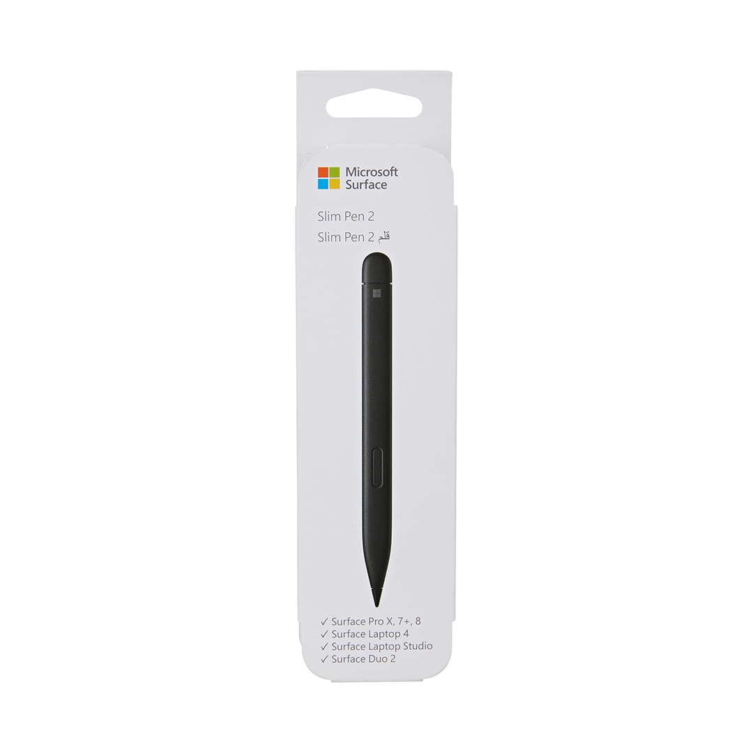 Microsoft Surface Slim Pen 2 Black 8WV 00008 Rechargeable Stylus for Surface Devices