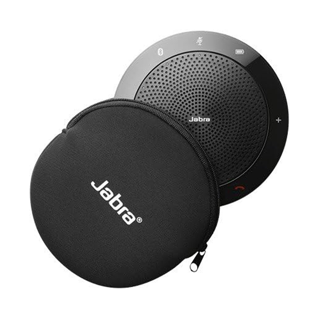 Jabra Speak 410 Speakerphone Unified Communications Optimized Portable Conference Speaker with USB Plug-and-Play Connectivity for Computers, Black (Retail Pack)