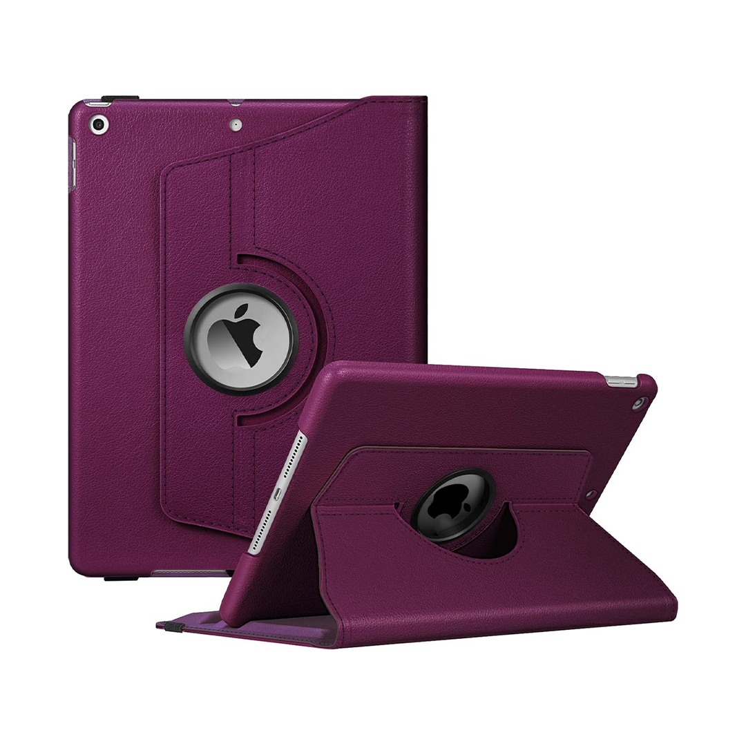 جراب Fintie دوار 360 درجة لجهاز iPad 10.2 بوصة (الجيل التاسع/الثامن/السابع) مع حامل قلم