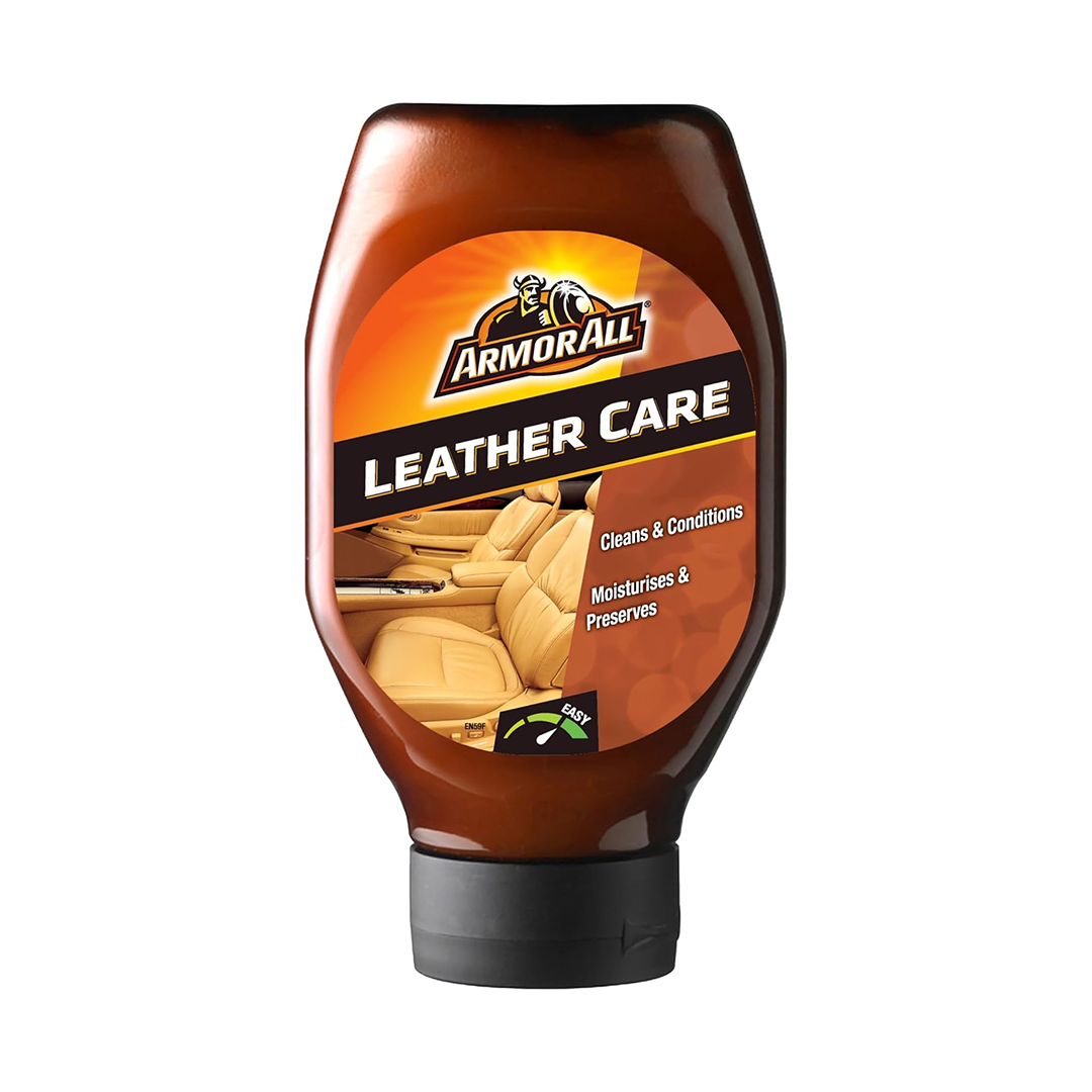 Armor All Leather Care Gel 532 ml, Leather Cleaner and Conditioner for Car Interiors, Seats, and Leather Surfaces