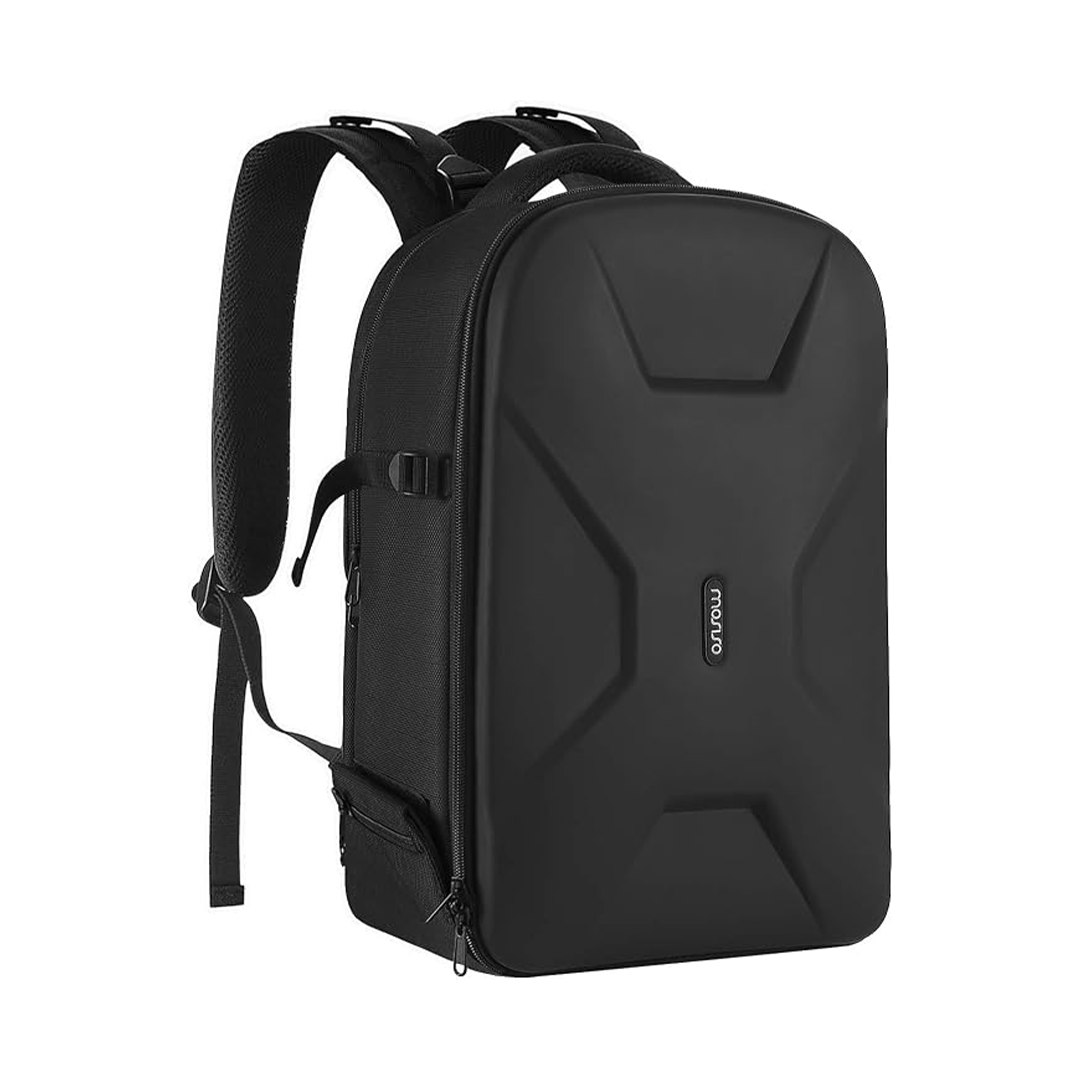 MOSISO Camera Backpack, DSLR/SLR/Mirrorless Photography Waterproof Bag 15-16 Inch with Tripod Stand and Laptop Compartment Compatible with C