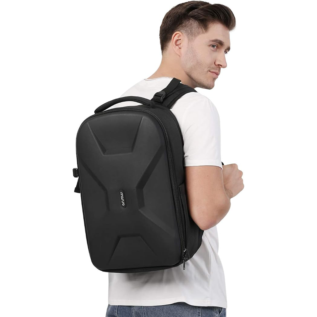 MOSISO Camera Backpack, DSLR/SLR/Mirrorless Photography Waterproof Bag 15-16 Inch with Tripod Stand and Laptop Compartment Compatible with C