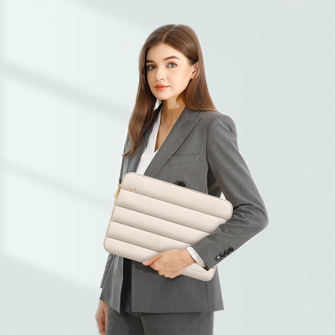 MOSISO Puffy Laptop Sleeve Compatible with MacBook Pro 16 inch M3 M2 M1 2024-2019, 15-15.6 inch HP, Acer, Dell, Lenovo, Asus Notebook Comput