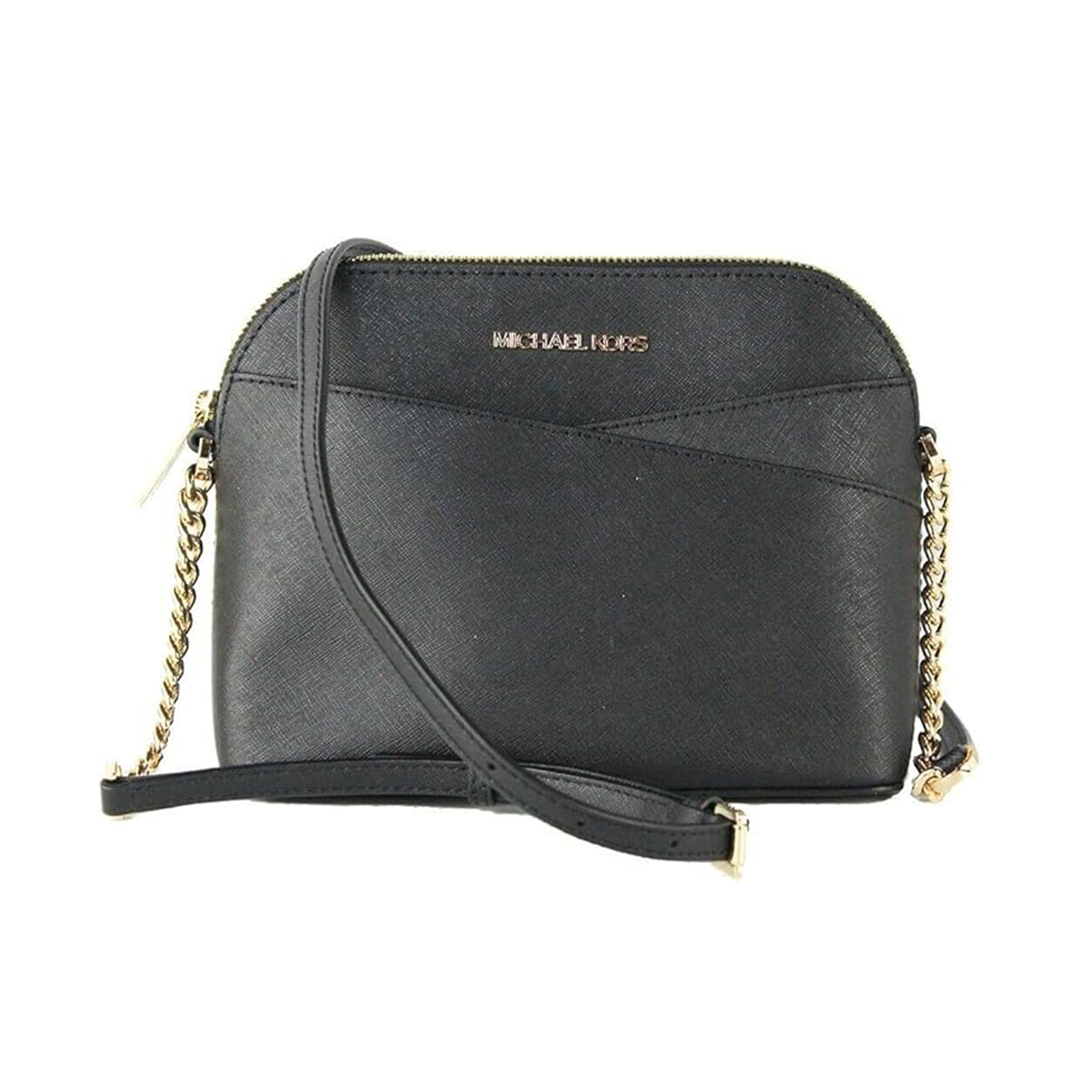 Michael Kors Jet Set Travel Medium Dome Crossbody Bag Saffiano Leather Stylish Designer Shoulder Bag for Women